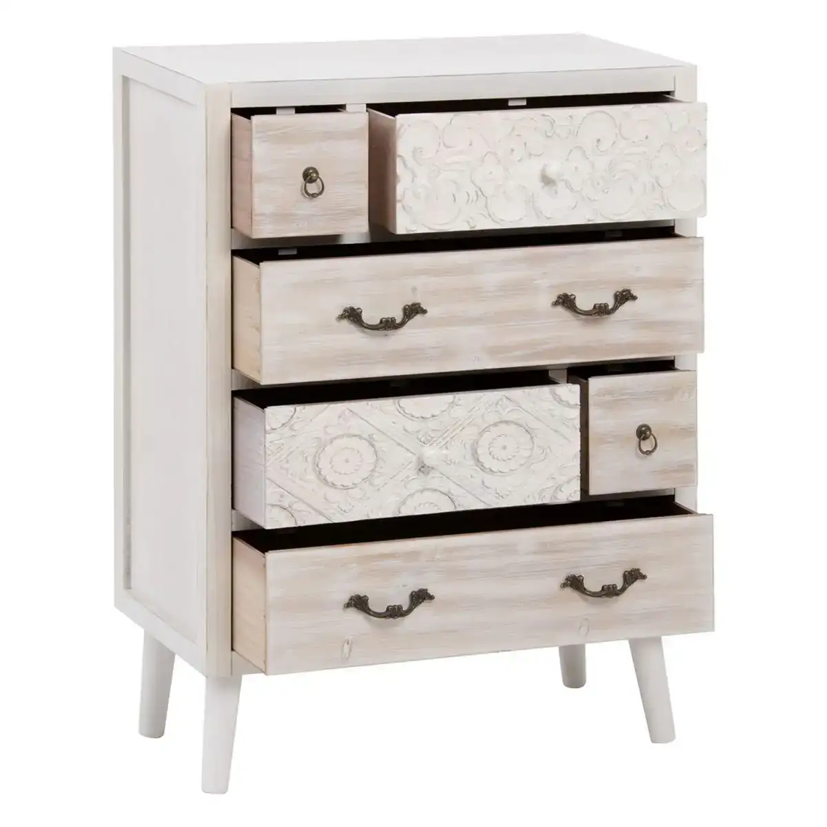 Buffet dune 65 x 30 x 89 cm naturel blanc bois d epicea_4474. DIAYTAR COTE D'IVOIRE - L'Art du Shopping Sublime. Naviguez à travers notre catalogue et choisissez parmi des produits qui ajoutent une touche raffinée à votre vie quotidienne.