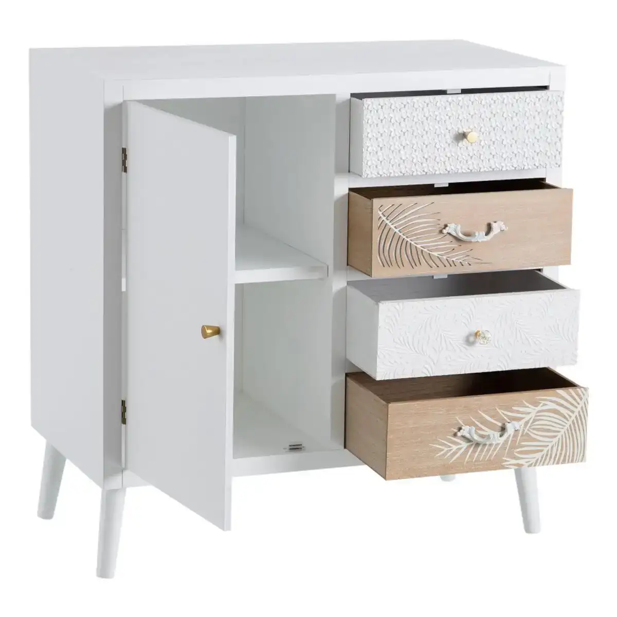 Buffet miss daisy naturel bois de pin blanc 80 x 40 x 80 cm_6618. DIAYTAR COTE D'IVOIRE - L'Art de Vivre le Shopping en Ligne. Découvrez notre plateforme intuitive et trouvez des produits qui vous inspirent et vous enchantent, à chaque clic.