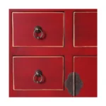 Buffet oriente 73 x 26 x 90 cm rouge bois_2304. DIAYTAR COTE D'IVOIRE - Votre Destination Shopping Authentique. Explorez notre boutique en ligne et découvrez des trésors qui reflètent l'âme du Côte d'Ivoire, pour une expérience shopping unique.