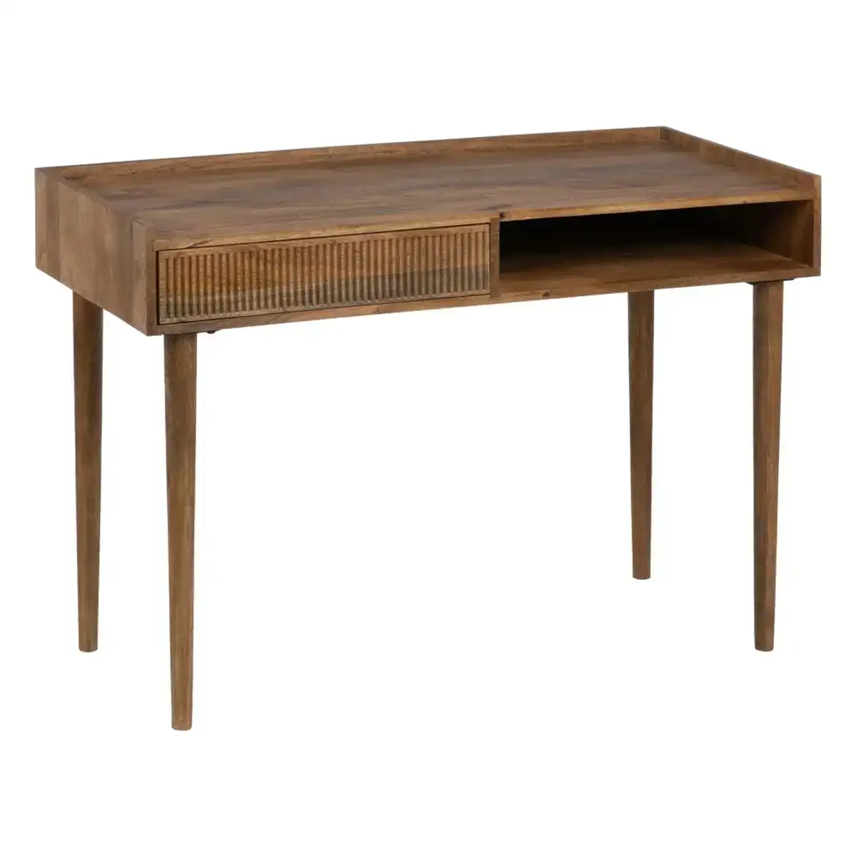 Bureau apricot naturel bois de manguier 110 x 50 x 76 cm_4393. DIAYTAR COTE D'IVOIRE - L'Art du Shopping Sublime. Naviguez à travers notre catalogue et choisissez parmi des produits qui ajoutent une touche raffinée à votre vie quotidienne.