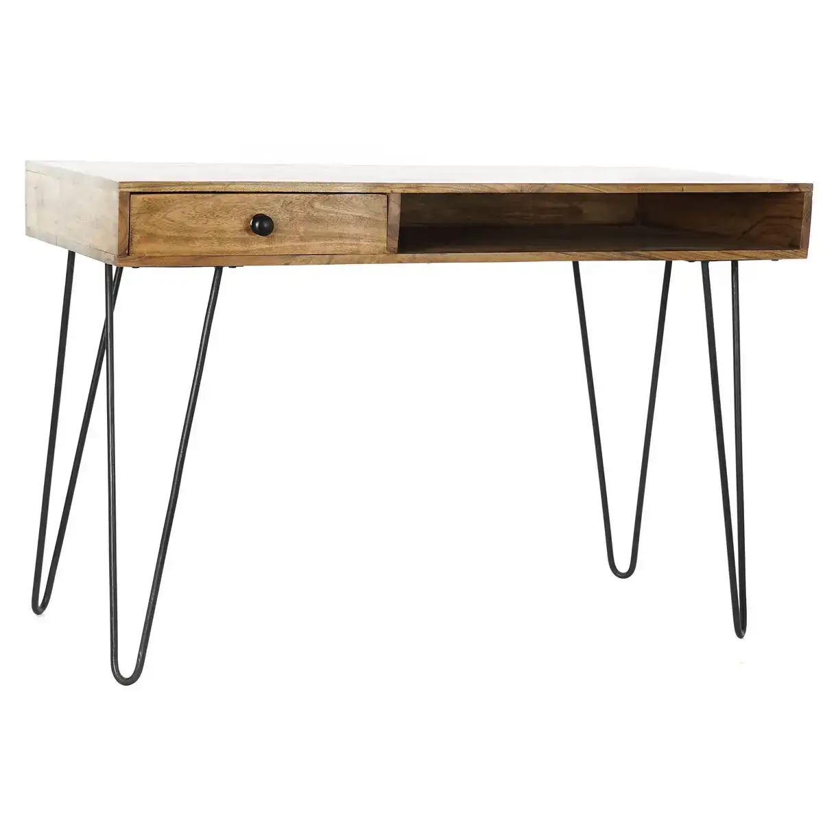 Bureau dkd home decor 115 x 55 x 76 cm naturel noir metal_3319. Entrez dans l'Univers de DIAYTAR COTE D'IVOIRE - Où Choisir est un Voyage. Explorez notre gamme diversifiée et trouvez des articles qui répondent à tous vos besoins et envies.