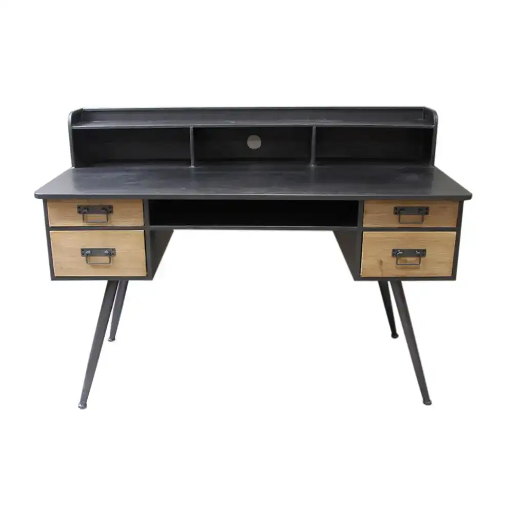 Bureau dkd home decor metal sapin 135 x 60 x 95 cm _8101. DIAYTAR COTE D'IVOIRE - Votre Marché Virtuel au Côte d'Ivoire. Parcourez notre boutique en ligne pour trouver des trésors cachés, des articles indispensables du quotidien aux joyaux artistiques.