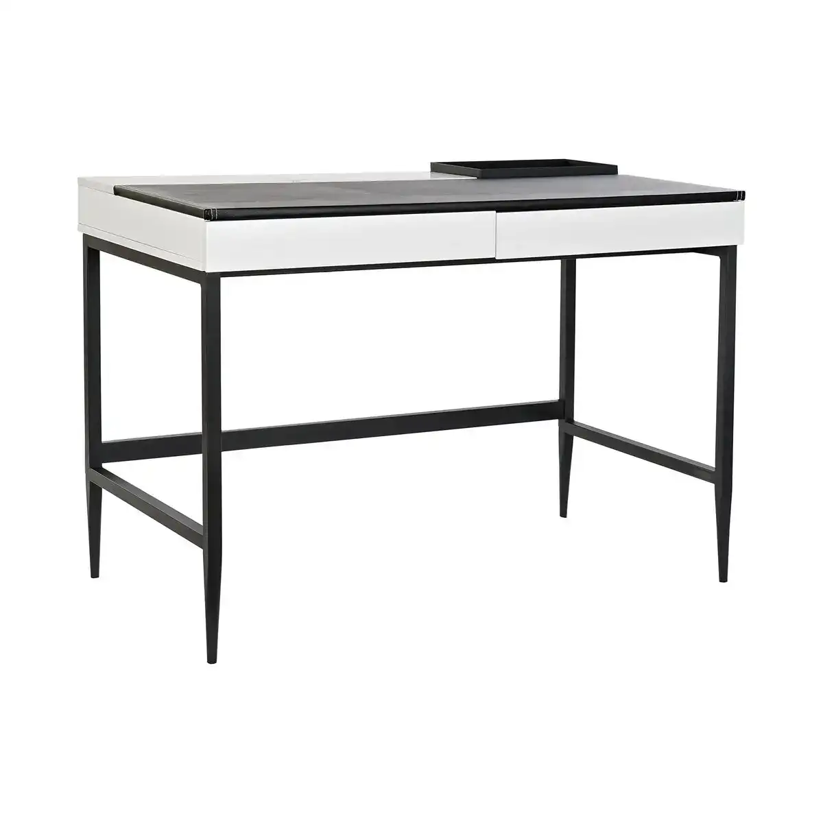 Bureau dkd home decor noir metal mdf blanc pu 110 x 55 x 76 cm _7943. Bienvenue sur DIAYTAR COTE D'IVOIRE - Où Chaque Produit a son Histoire. Découvrez notre sélection unique et choisissez des articles qui racontent la richesse culturelle et artistique du Côte d'Ivoire.