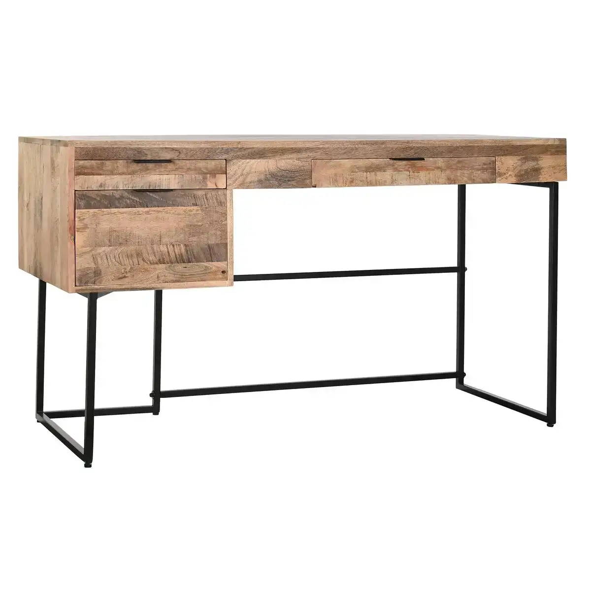 Bureau dkd home decor noir naturel metal bois de manguier 150 x 60 x 85 cm_5038. Entrez dans l'Univers de DIAYTAR COTE D'IVOIRE - Où Chaque Produit a sa Place. Explorez nos rayons virtuels et choisissez des articles qui s'intègrent parfaitement à votre style de vie.