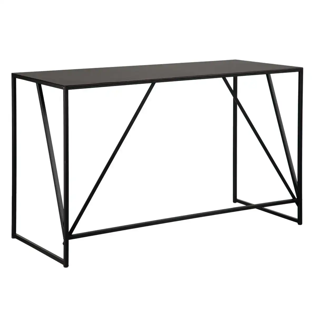 Bureau square 119 5 x 50 x 73 cm noir metal_3012. DIAYTAR COTE D'IVOIRE - L'Art du Shopping Éclairé. Parcourez notre catalogue et choisissez parmi des produits de qualité qui satisferont vos besoins et votre style.