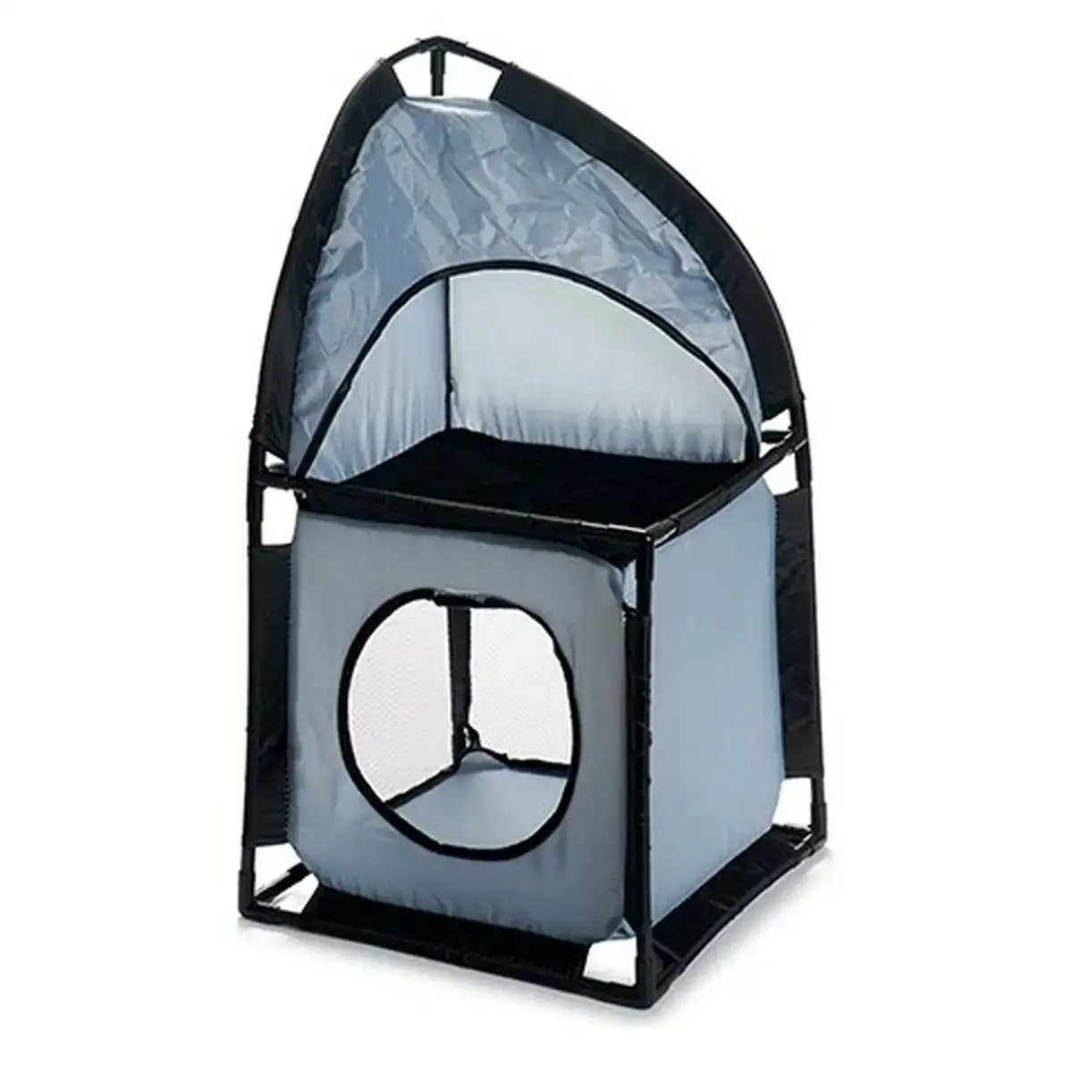 Cabane metal polyester tour chat gris 35 5 x 69 x 35 5 cm_5828. Entrez dans l'Univers de DIAYTAR COTE D'IVOIRE - Où l'Authenticité Renouvelle Votre Quotidien. Explorez notre gamme de produits et trouvez des articles qui reflètent votre essence.