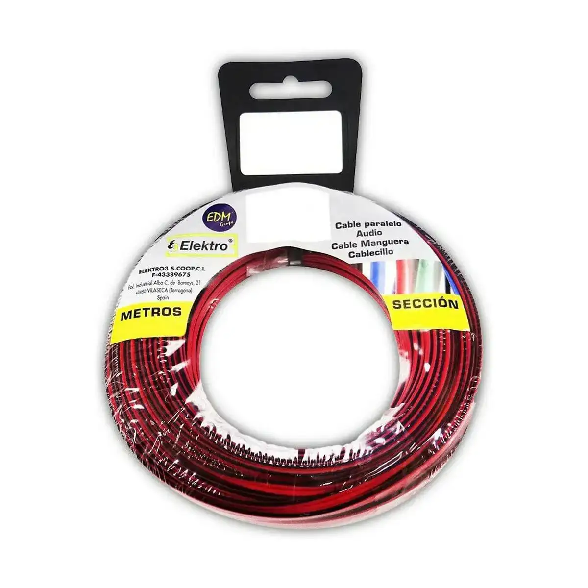 Cable audio edm 2 x 0 75 mm rouge noir 15 m_2497. DIAYTAR COTE D'IVOIRE - Là où le Shopping devient une Fête des Sens. Plongez dans notre univers et choisissez des produits qui éveillent votre goût pour l'esthétique et l'authenticité.