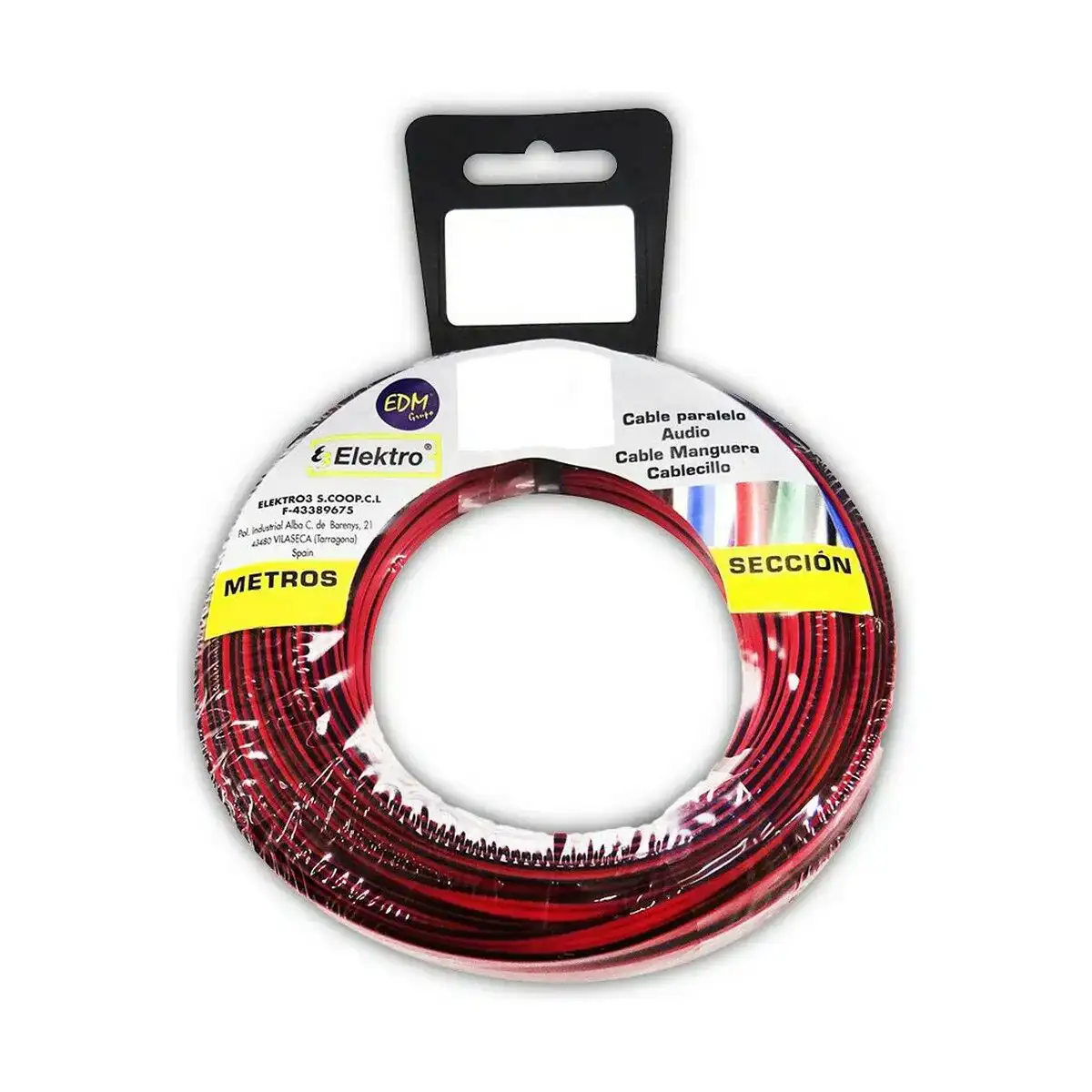 Cable audio edm 2 x 0 75 mm rouge noir 5 m_3501. DIAYTAR COTE D'IVOIRE - Votre Marché Virtuel au Côte d'Ivoire. Parcourez notre boutique en ligne pour trouver des trésors cachés, des articles indispensables du quotidien aux joyaux artistiques.