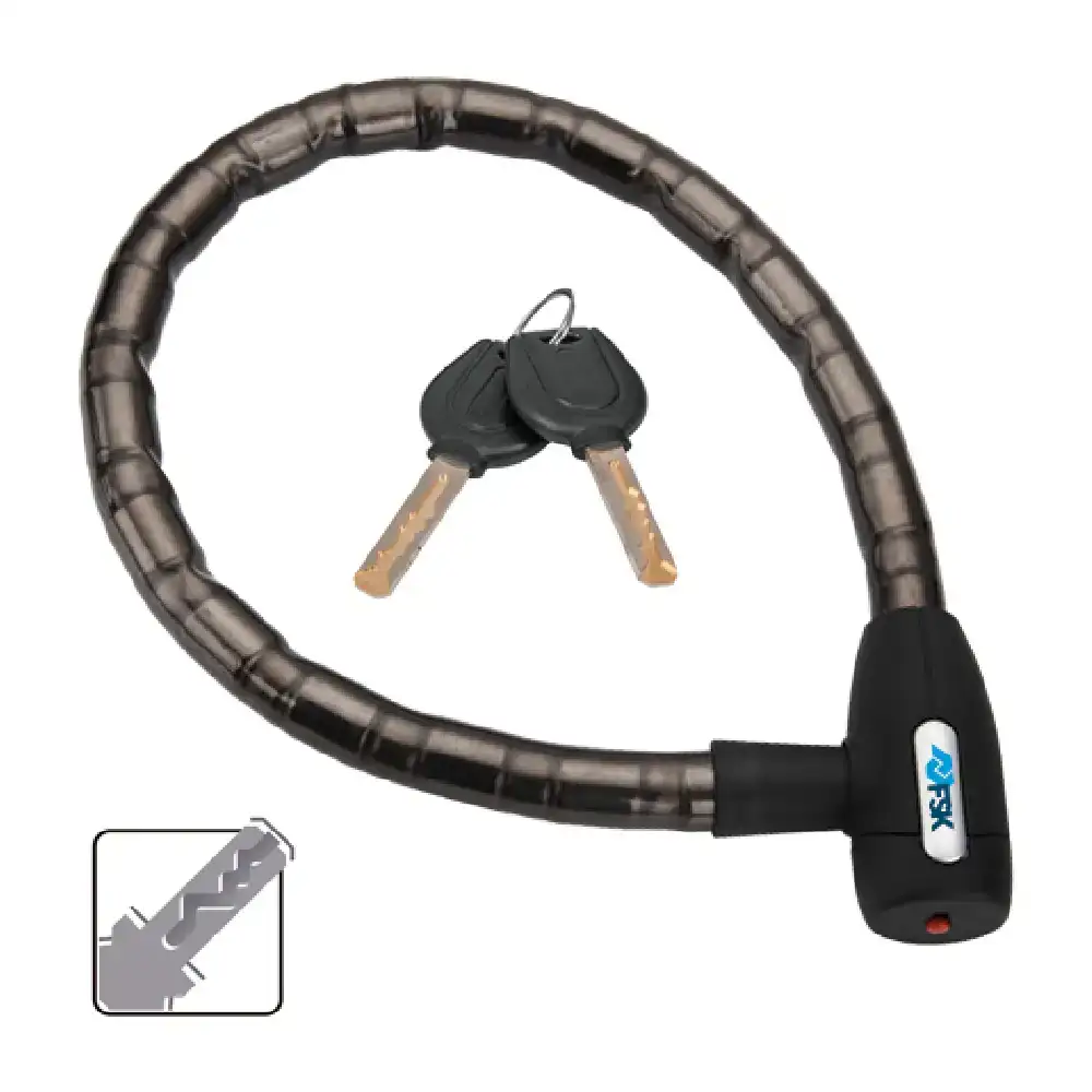 Cable avec cadenas ferrestock 22 mm 100 cm_9090. DIAYTAR COTE D'IVOIRE - Votre Plateforme Shopping Engagée. Explorez notre catalogue et choisissez des produits qui reflètent notre dévouement envers la qualité et la satisfaction du client.