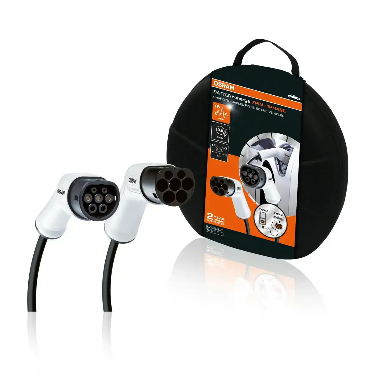 Cable de chargement pour voiture electrique osram osocc21605 3600 w 16 a phase 1_2948. DIAYTAR COTE D'IVOIRE - Où Chaque Achat Raconte une Histoire. Parcourez notre boutique en ligne pour trouver des articles qui évoquent le savoir-faire et la tradition du Côte d'Ivoire.