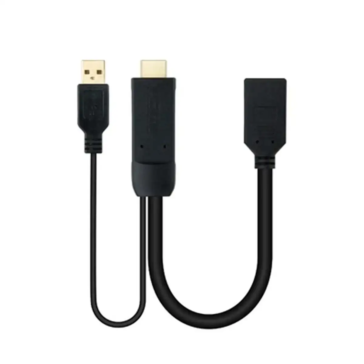 Cable displayport vers hdmi nanocable 10 16 0205 20 cm noir 4k ultra hd_4081. DIAYTAR COTE D'IVOIRE - Où Choisir Devient un Acte de Découverte. Découvrez notre gamme et choisissez des produits qui éveillent votre curiosité et élargissent vos horizons.