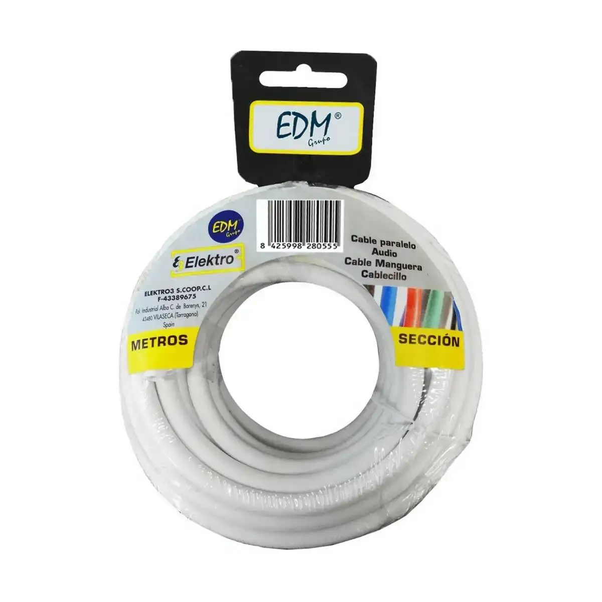 Cable edm 2 x 0 75 mm blanc 25 m_2677. DIAYTAR COTE D'IVOIRE - Votre Destination Shopping Authentique. Explorez notre boutique en ligne et découvrez des trésors qui reflètent l'âme du Côte d'Ivoire, pour une expérience shopping unique.