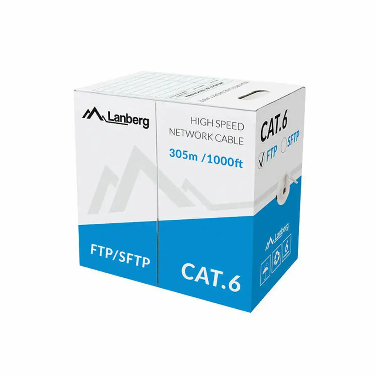 Cable ethernet lan lanberg lcf6 11cu 0305 s gris 305 m_9212. DIAYTAR COTE D'IVOIRE - Votre Passage vers l'Exceptionnel. Explorez notre boutique en ligne, où chaque produit est choisi avec soin pour offrir une expérience de shopping inoubliable.