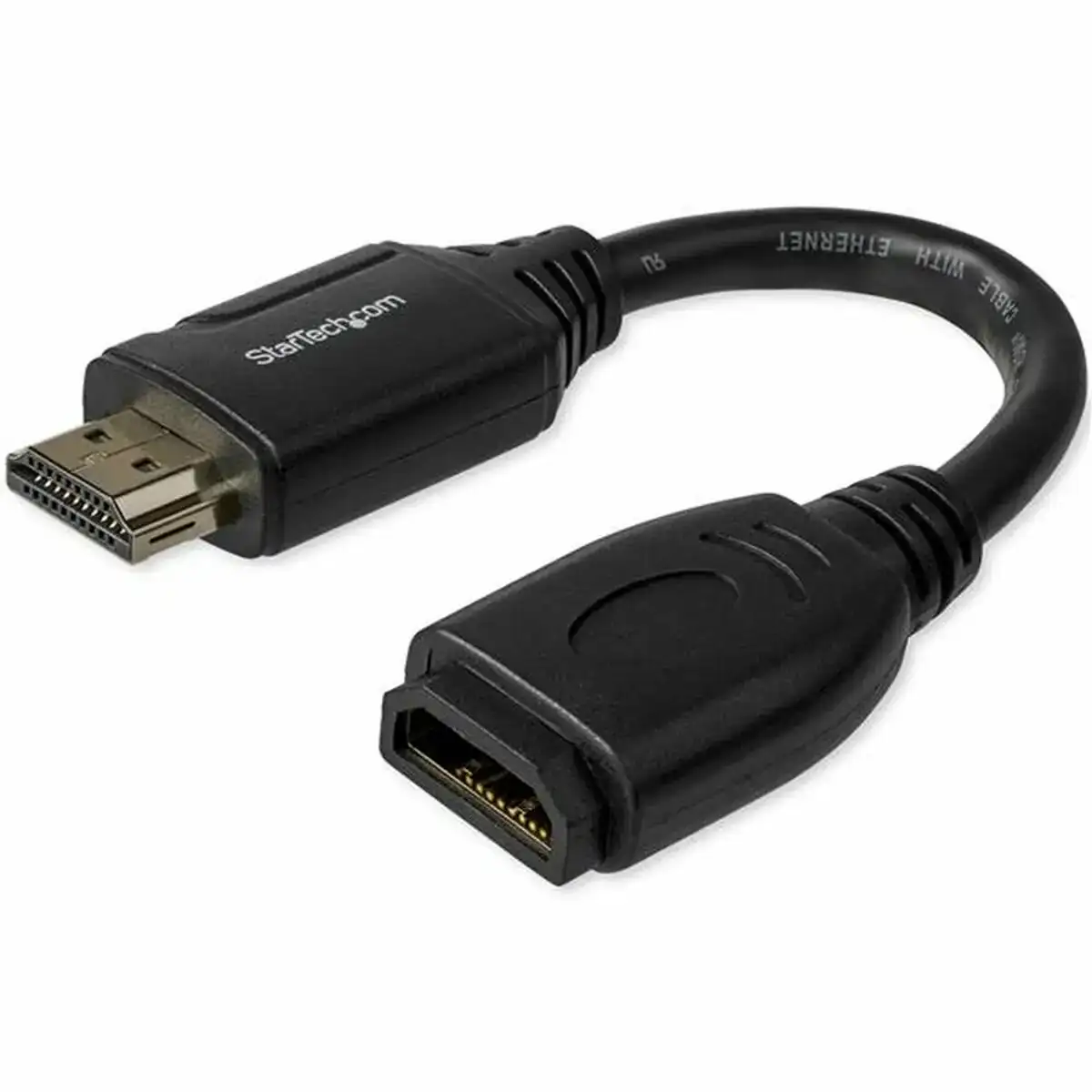 Cable hdmi startech hd2mf6inl 15 cm noir_4722. DIAYTAR COTE D'IVOIRE - Où Chaque Produit a son Histoire à Raconter. Parcourez notre catalogue et découvrez des articles qui portent en eux la passion et l'histoire du Côte d'Ivoire.