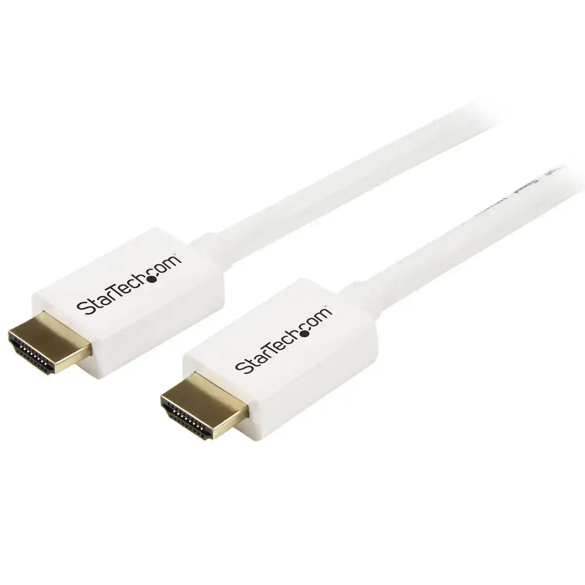 Cable hdmi startech hd3mm5mw blanc 5 m_2424. Bienvenue sur DIAYTAR COTE D'IVOIRE - Votre Fenêtre sur le Shopping Moderne. Parcourez notre boutique en ligne et découvrez des produits qui incarnent l'évolution du style et de la qualité.