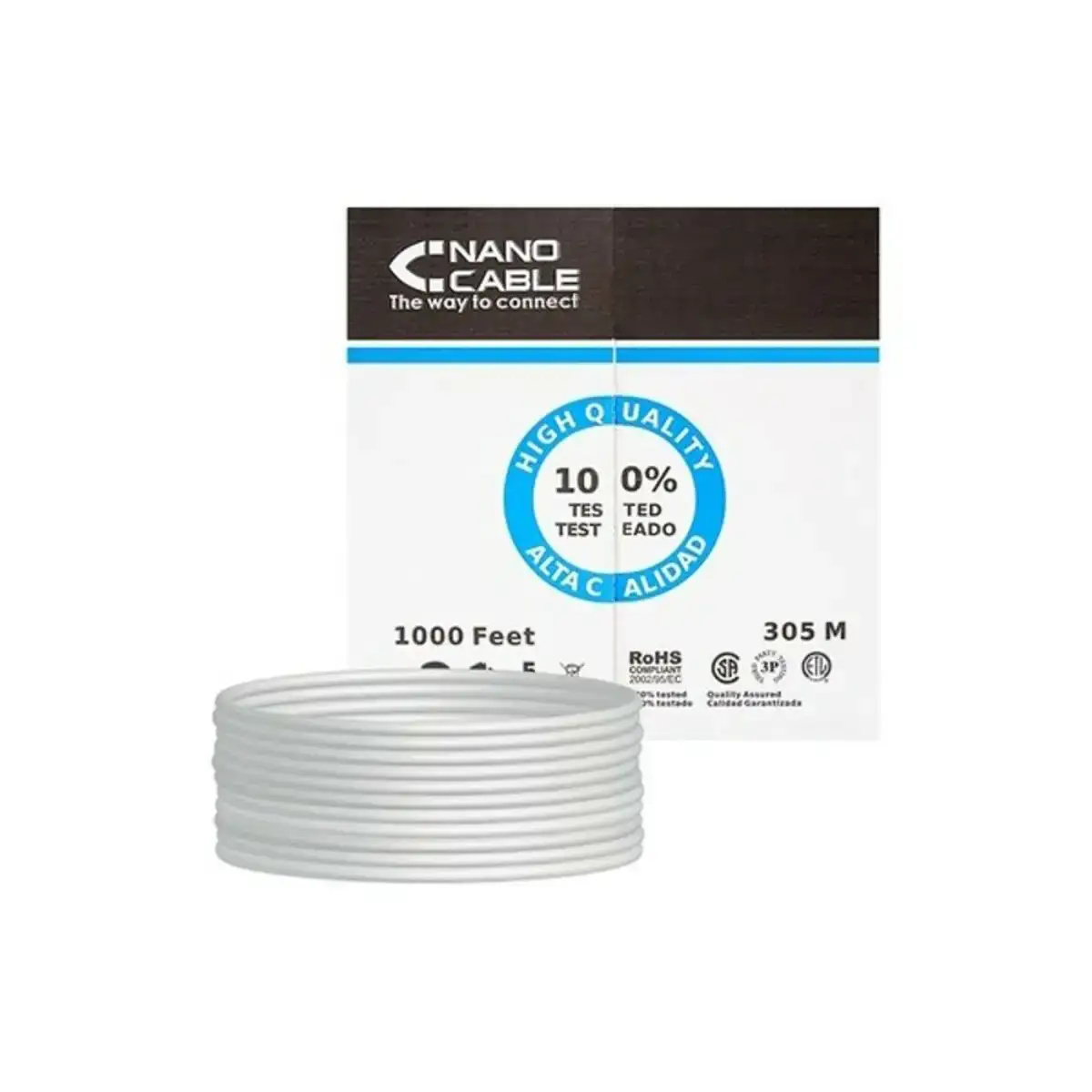 Cable reseau rigide utp 5eme categorie nanocable aneahe0087 305 m_7475. DIAYTAR COTE D'IVOIRE - L'Art de Vivre le Shopping Authentique. Découvrez notre boutique en ligne et trouvez des produits qui célèbrent la culture et l'héritage du Côte d'Ivoire.