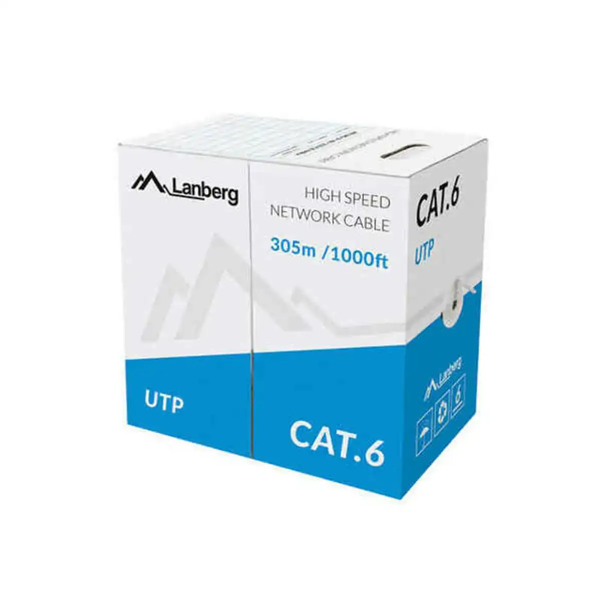 Cable reseau rigide utp 6eme categorie lanberg lcu6 10cc 0305 s 305 m gris_9146. DIAYTAR COTE D'IVOIRE - Votre Destination Shopping de Confiance. Naviguez à travers notre boutique en ligne et profitez d'une sélection soigneusement choisie de produits qui répondent à toutes vos exigences.