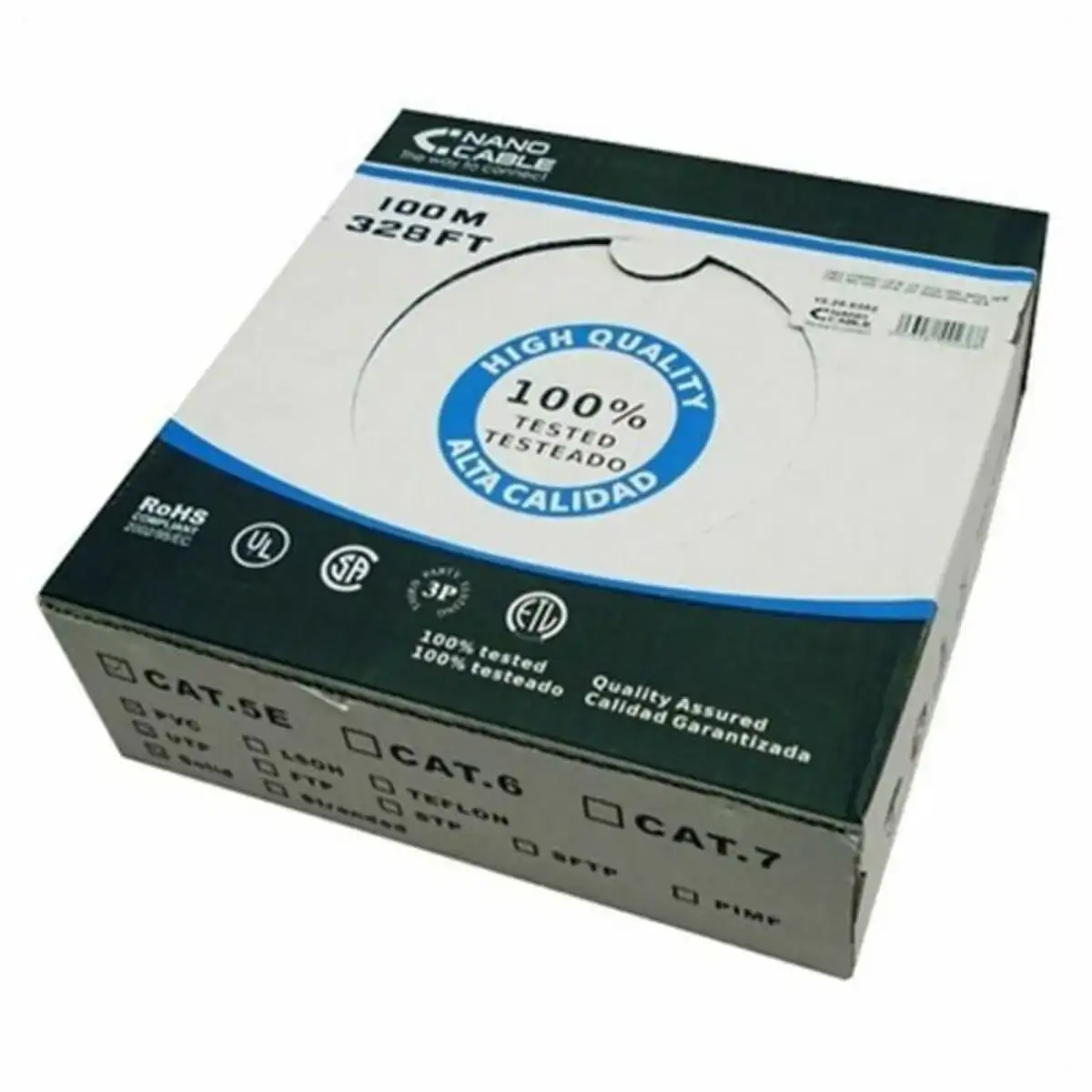 Cable rj45 categorie 6 ftp rigide nanocable 10 20 0902 100 m_5241. Entrez dans l'Univers de DIAYTAR COTE D'IVOIRE - Où Chaque Produit est une Découverte. Explorez notre gamme variée et trouvez des articles qui vous surprennent et vous inspirent.
