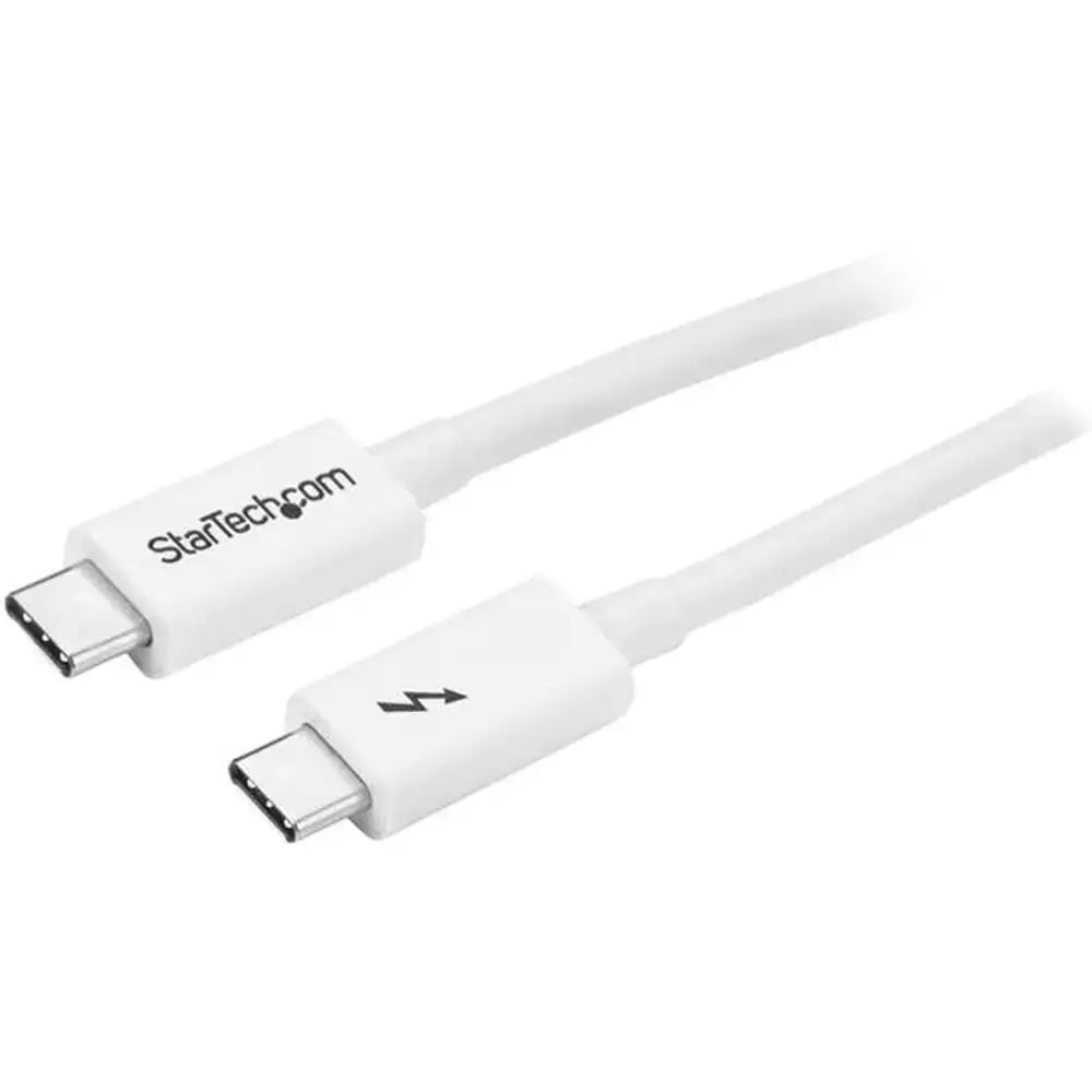 Cable thunderbolt 3 startech tblt3mm1mw 1 m blanc_5981. DIAYTAR COTE D'IVOIRE - Où la Qualité est Notre Engagement. Explorez notre boutique en ligne pour découvrir des produits conçus pour vous apporter satisfaction et plaisir.