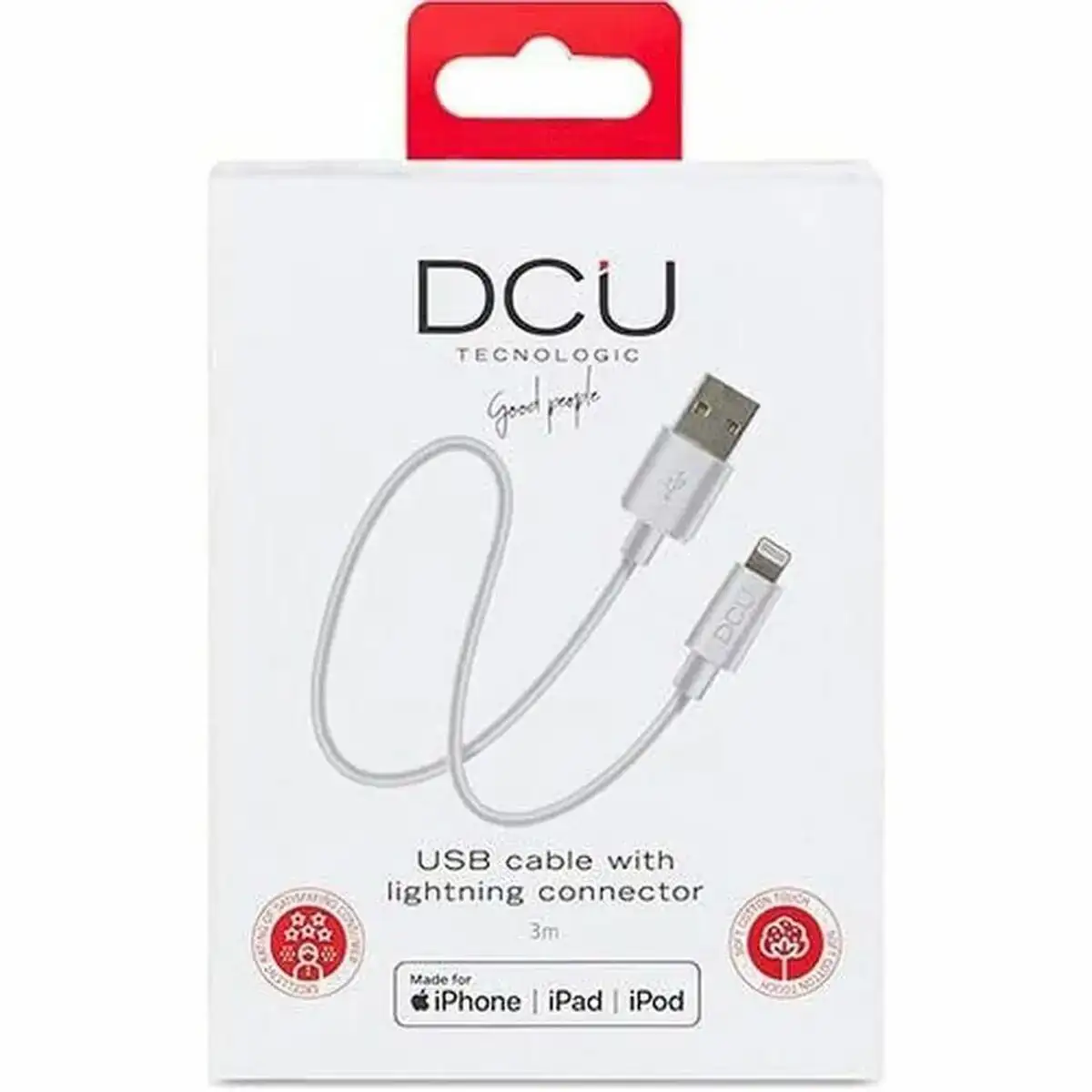 Cable usb pour ipad iphone dcu 4r60057 blanc 3 m_5164. Bienvenue sur DIAYTAR COTE D'IVOIRE - Là où le Shopping Devient une Aventure. Explorez notre catalogue et dénichez des trésors qui élargiront votre horizon shopping.