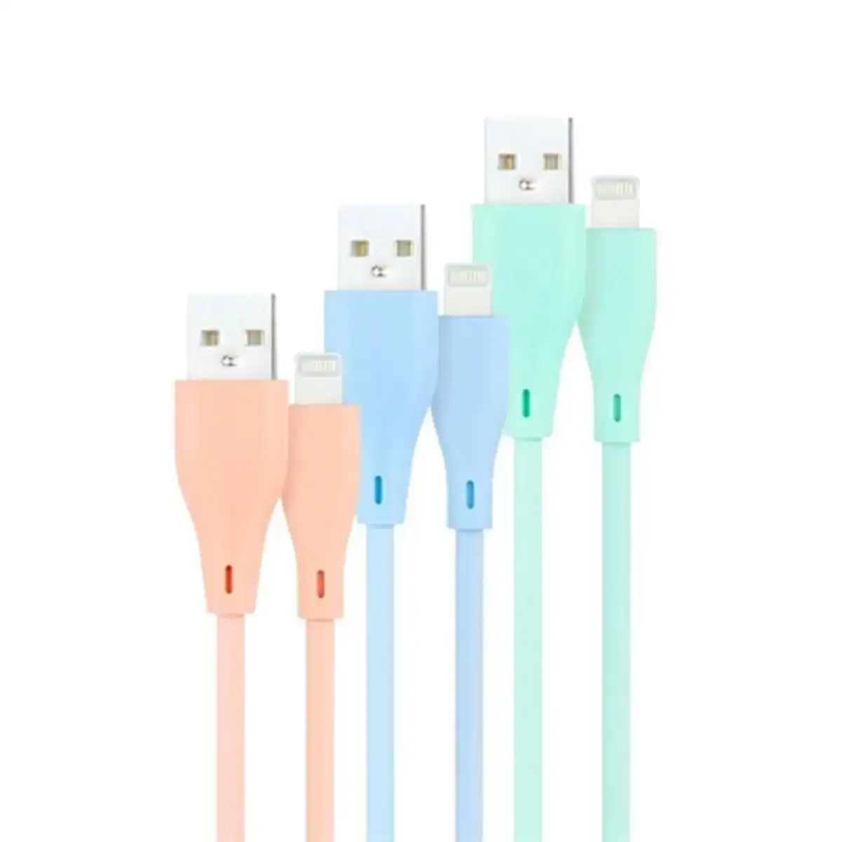 Cable usb vers lightning nanocable 10 10 0401 a1 1 m bleu vert rose_1738. DIAYTAR COTE D'IVOIRE - Où Chaque Produit a son Histoire à Raconter. Parcourez notre catalogue et découvrez des articles qui portent en eux la passion et l'histoire du Côte d'Ivoire.