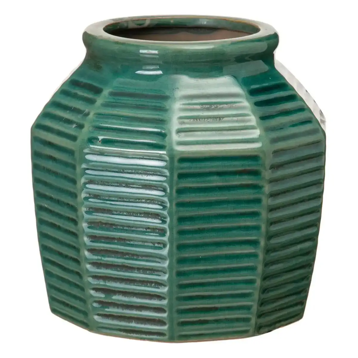 Cache pot 19 5 x 19 5 x 18 5 cm ceramique bleu fonce_6227. DIAYTAR COTE D'IVOIRE - L'Art de Magasiner sans Frontières. Parcourez notre vaste sélection d'articles et trouvez tout ce dont vous avez besoin, du chic à l'authentique, du moderne au traditionnel.