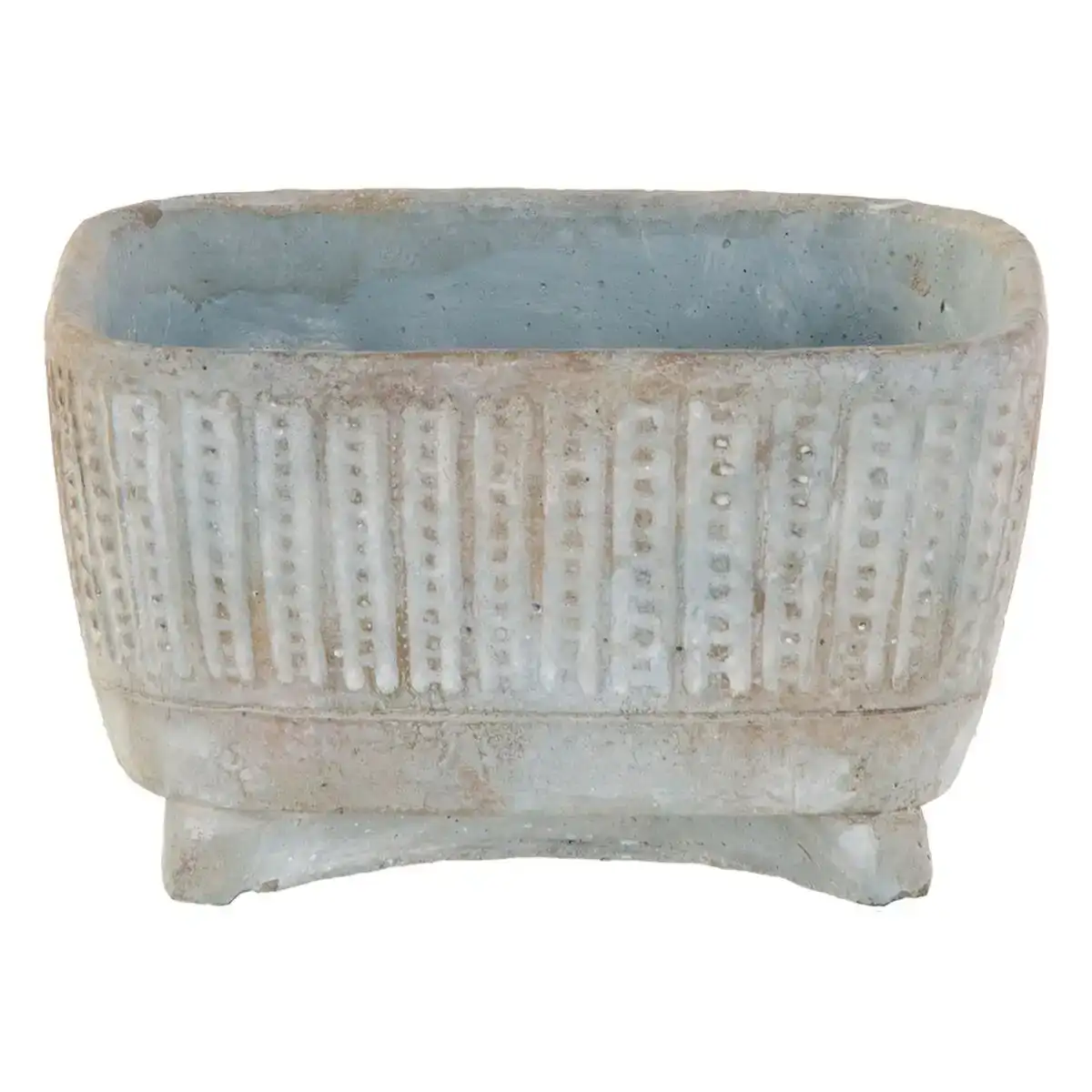 Cache pot 22 7 x 22 7 x 13 5 cm ciment_7076. Plongez dans le Monde de DIAYTAR COTE D'IVOIRE - Où Chaque Article Raconte une Histoire. Explorez notre vaste assortiment et choisissez des produits qui vous parlent et reflètent votre style unique.