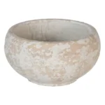 Cache pot 25 x 25 x 13 cm ciment creme_5854. DIAYTAR COTE D'IVOIRE - L'Art de Vivre le Shopping en Ligne. Découvrez notre plateforme intuitive et trouvez des produits qui vous inspirent et vous enchantent, à chaque clic.