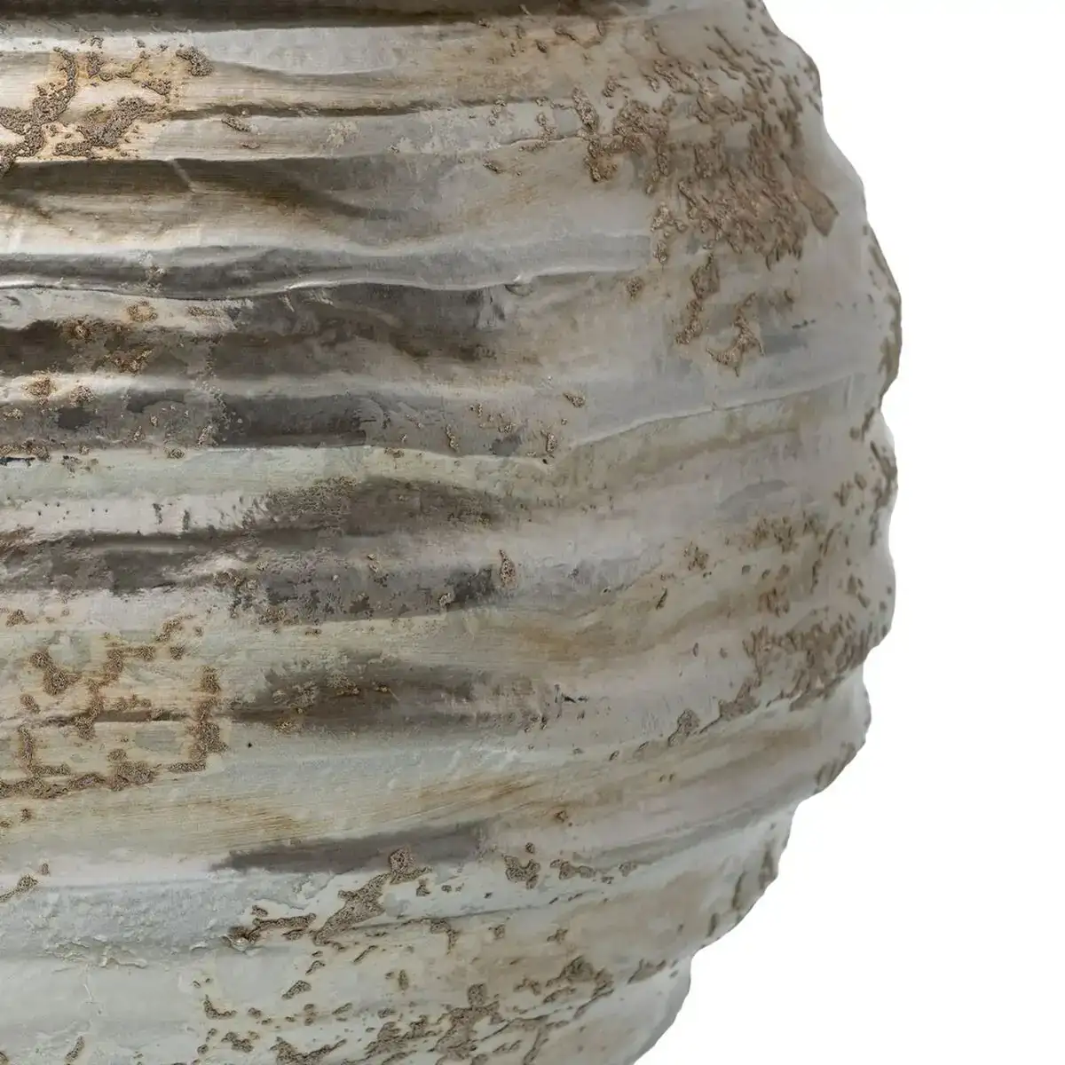 Cache pot 30 x 30 x 27 cm ceramique argent_3283. DIAYTAR COTE D'IVOIRE - L'Art de Vivre le Shopping Éthique. Parcourez notre gamme et choisissez des produits qui reflètent notre engagement envers des pratiques durables.