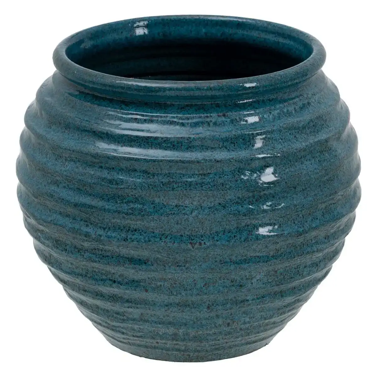 Cache pot 39 x 39 x 37 cm ceramique bleu_9959. DIAYTAR COTE D'IVOIRE - Votre Destination pour un Shopping Réfléchi. Découvrez notre gamme variée et choisissez des produits qui correspondent à vos valeurs et à votre style de vie.