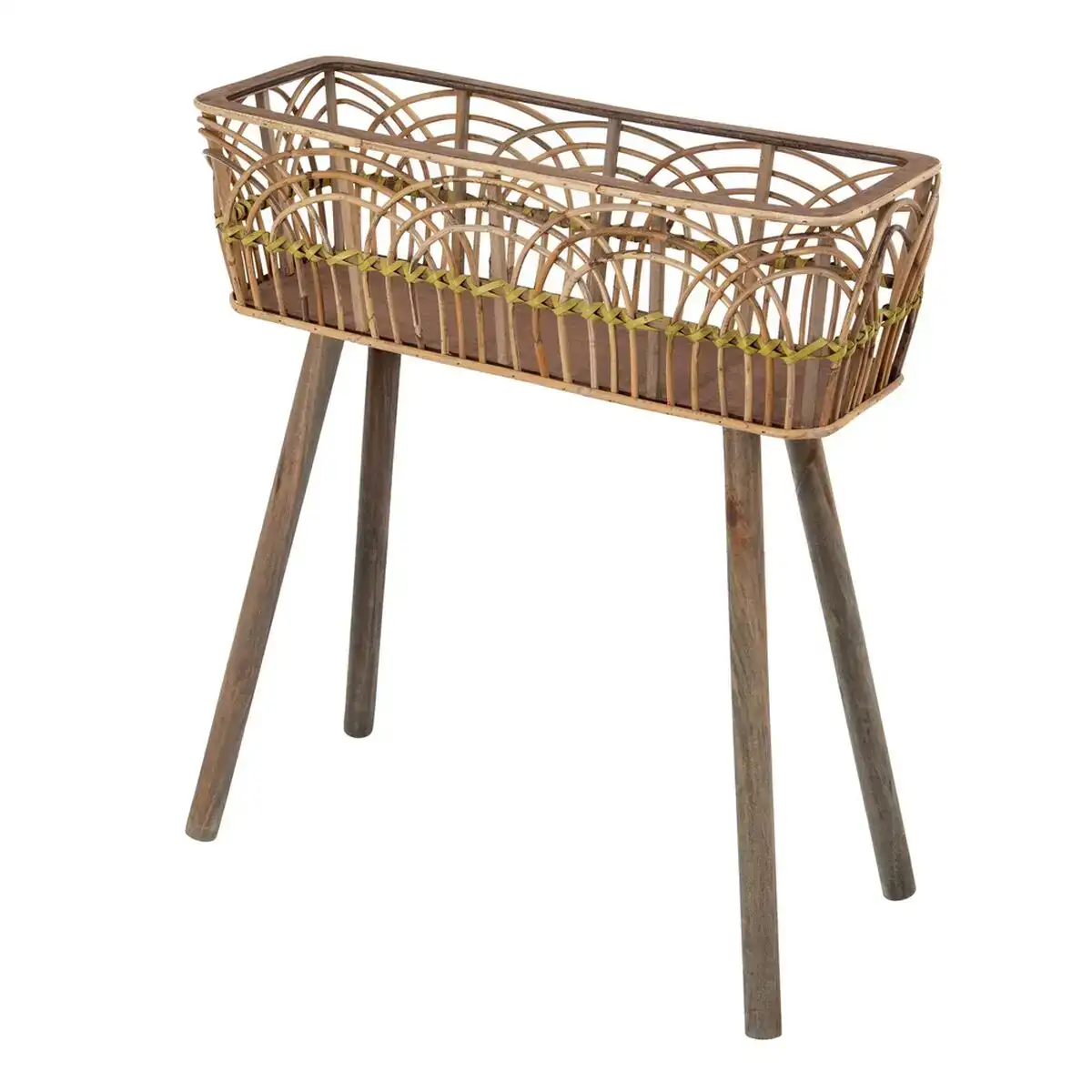 Cache pot 60 x 21 x 68 cm naturel bois bambou_8890. DIAYTAR COTE D'IVOIRE - Où Chaque Détail Compte. Parcourez nos produits soigneusement sélectionnés et choisissez des articles qui correspondent à votre style et à vos valeurs.