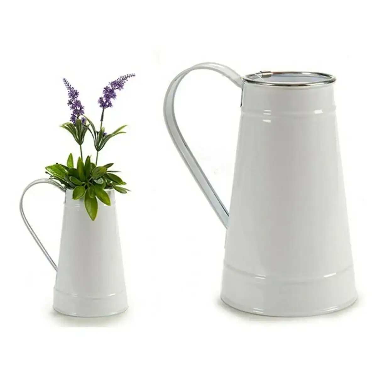 Cache pot argente metal blanc 11 5 x 18 5 x 17 cm_9613. DIAYTAR COTE D'IVOIRE - L'Artisanat à Portée de Clic. Découvrez notre boutique en ligne pour trouver des produits uniques qui célèbrent la créativité et l'artisanat sénégalais.