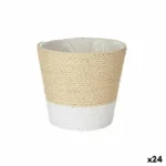 Cache pot blanc corde plastique 14 x 12 5 x 14 cm 24 unites _5938. Entrez dans l'Univers de DIAYTAR COTE D'IVOIRE - Où Choisir est un Voyage. Explorez notre gamme diversifiée et trouvez des articles qui répondent à tous vos besoins et envies.