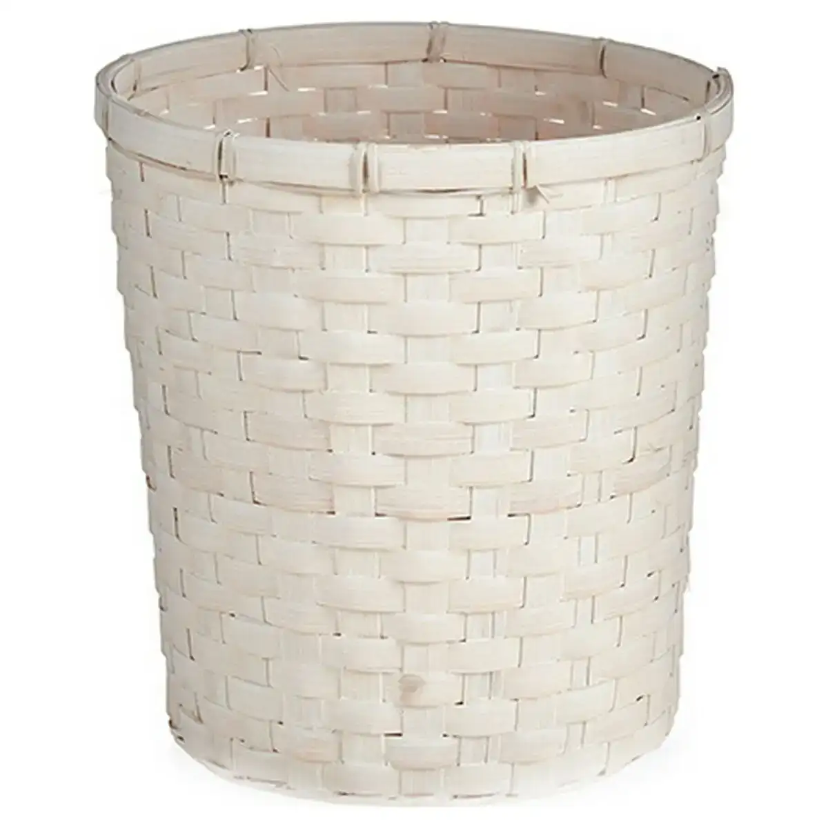 Cache pot blanc pvc bambou 25 x 24 x 25 cm_6889. DIAYTAR COTE D'IVOIRE - Votre Destination pour un Shopping Réfléchi. Découvrez notre gamme variée et choisissez des produits qui correspondent à vos valeurs et à votre style de vie.