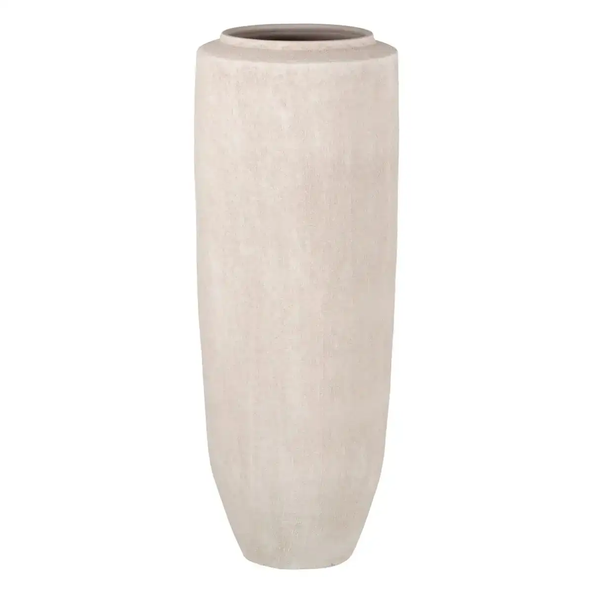 Cache pot creme ceramique sable 30 x 30 x 80 cm_4348. DIAYTAR COTE D'IVOIRE - Où la Tradition Renouvelée Rencontre l'Innovation. Explorez notre gamme de produits qui fusionnent l'héritage culturel avec les besoins contemporains.