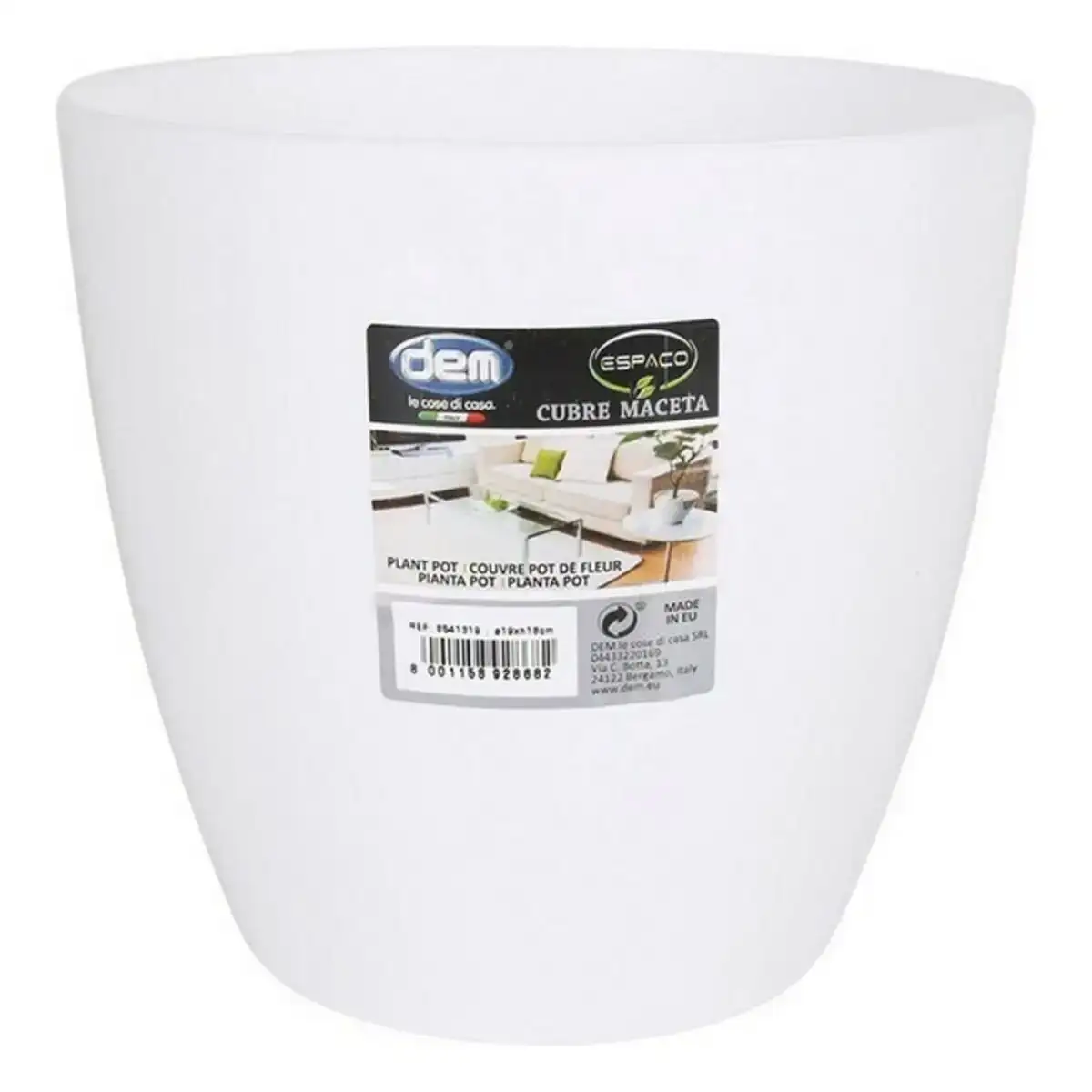 Cache pot dem 19 x 18 cm _2522. DIAYTAR COTE D'IVOIRE - Là où Chaque Produit Évoque une Émotion. Parcourez notre catalogue et choisissez des articles qui vous touchent et qui enrichissent votre expérience.