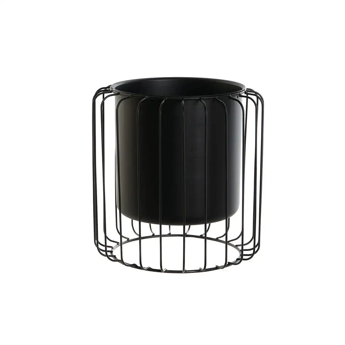 Cache pot dkd home decor 26 x 26 x 26 cm noir metal_9067. DIAYTAR COTE D'IVOIRE - Où Votre Shopping Prend Vie. Explorez notre boutique en ligne pour trouver des articles qui vous ressemblent et qui ajoutent de l'éclat à votre quotidien.