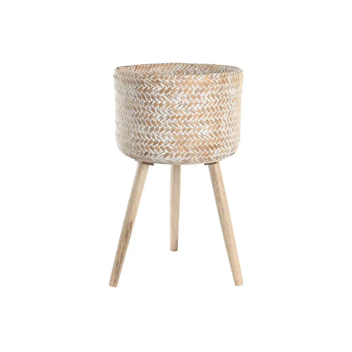 Cache pot dkd home decor 31 x 31 x 52 cm naturel blanc bambou decape_8290. Découvrez DIAYTAR COTE D'IVOIRE - Votre Destination de Shopping Inspirée. Naviguez à travers nos offres variées et trouvez des articles qui reflètent votre personnalité et vos goûts.