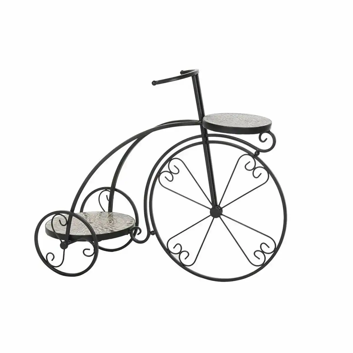 Cache pot dkd home decor bicyclette ceramique mosaique noir multicouleur forge 70 x 28 x 57 cm 70 x 28 x 57 cm _9740. Entrez dans l'Univers de DIAYTAR COTE D'IVOIRE - Où l'Innovation Rencontre la Tradition. Explorez notre sélection de produits modernes et traditionnels qui incarnent l'esprit dynamique du Côte d'Ivoire.