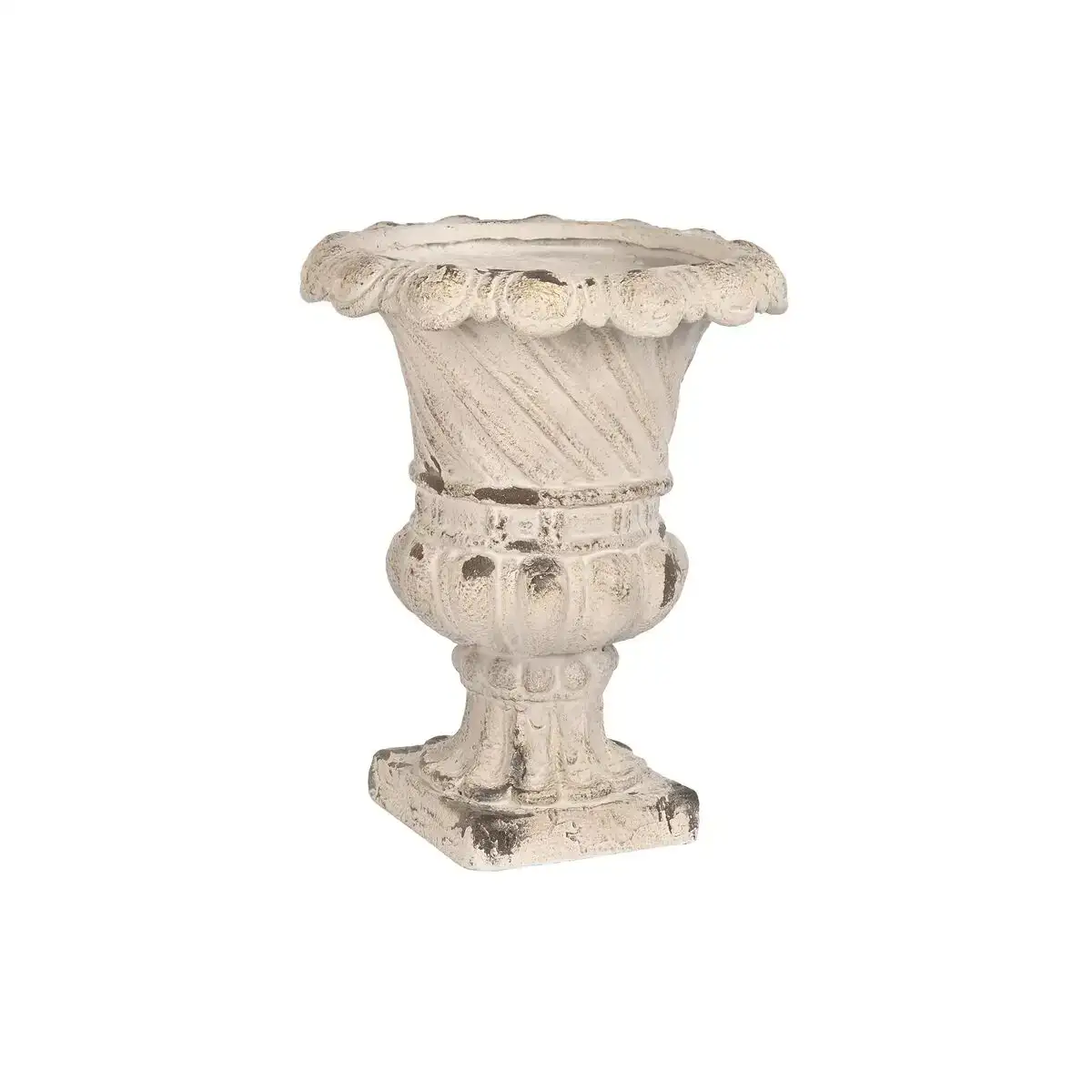 Cache pot dkd home decor blanc resine carre neoclassique 43 x 43 x 54 cm_8277. Bienvenue sur DIAYTAR COTE D'IVOIRE - Où Choisir est un Voyage Sensoriel. Plongez dans notre catalogue et trouvez des produits qui éveillent vos sens et embellissent votre quotidien.