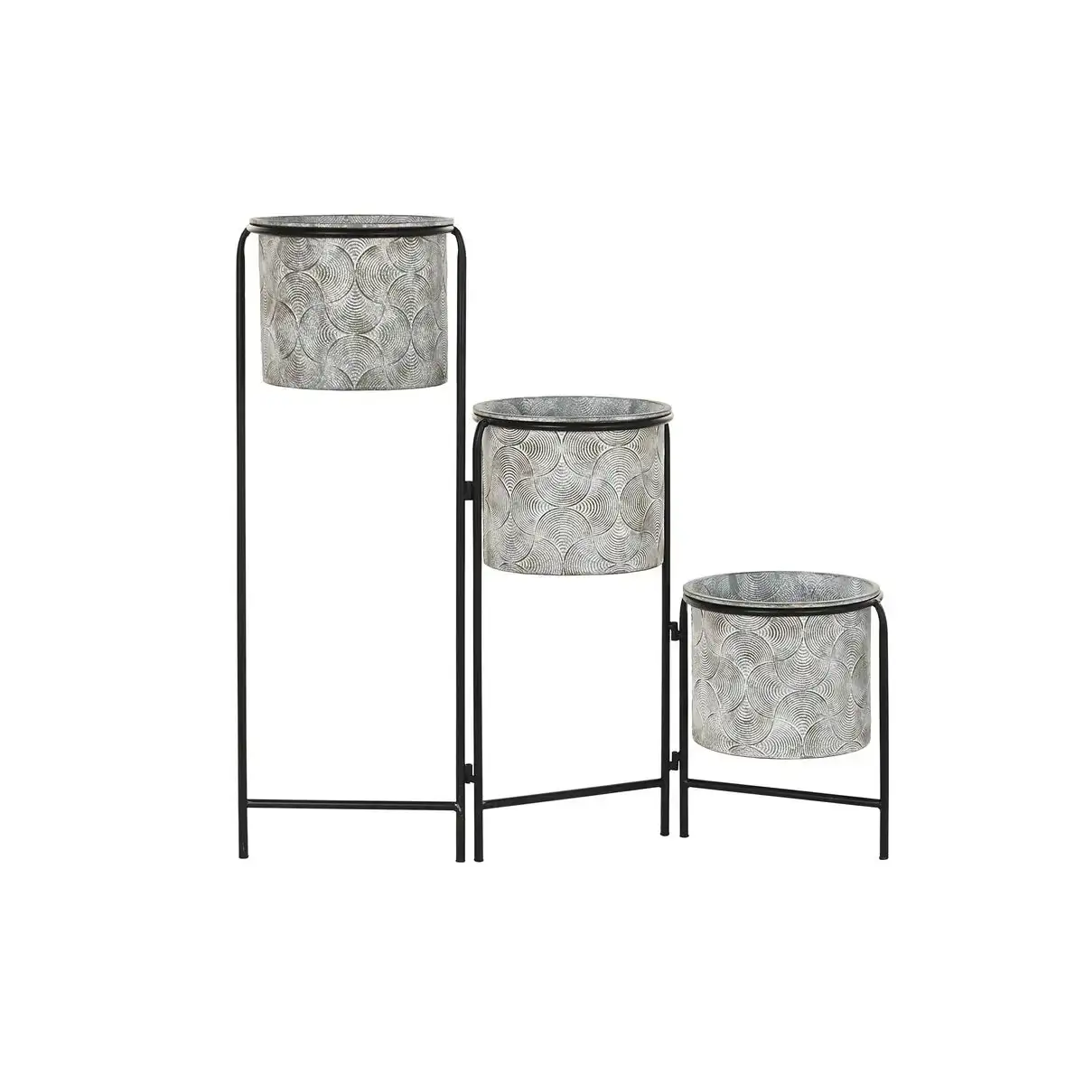 Cache pot dkd home decor gris metal 82 x 25 x 81 cm _5688. DIAYTAR COTE D'IVOIRE - L'Art de Vivre avec Authenticité. Explorez notre gamme de produits artisanaux et découvrez des articles qui apportent une touche unique à votre vie.
