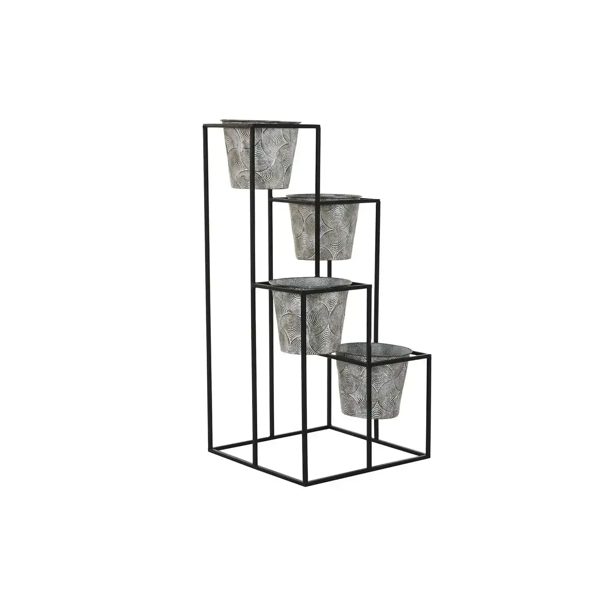 Cache pot dkd home decor gris metal use 34 x 34 x 71 cm_2955. DIAYTAR COTE D'IVOIRE - Là où la Découverte est au Rendez-vous. Plongez dans notre catalogue et trouvez des articles qui éveilleront votre curiosité et élargiront vos horizons.