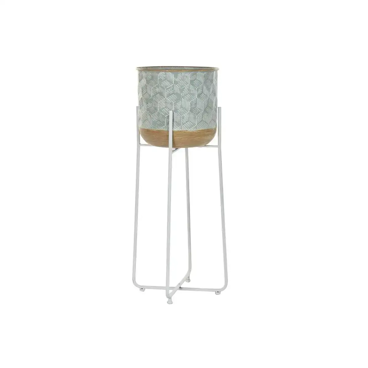 Cache pot dkd home decor metal bicolore 35 x 35 x 91 cm _2392. DIAYTAR COTE D'IVOIRE - Là où la Qualité se Marque d'une Touche Côte d'Ivoireaise. Naviguez à travers notre boutique en ligne et choisissez des produits qui allient excellence et tradition.