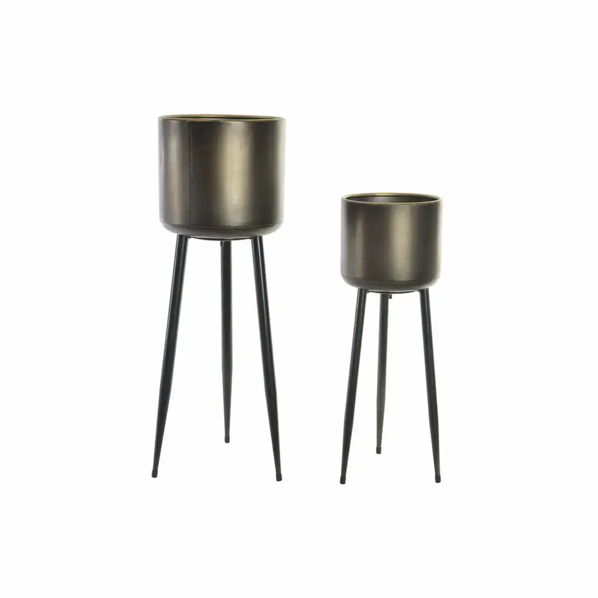 Cache pot dkd home decor multicouleur metallise metal carre loft 25 x 25 x 73 cm_8379. DIAYTAR COTE D'IVOIRE - L'Art de Choisir, l'Art de S'émerveiller. Explorez notre boutique en ligne et choisissez des articles qui éveillent votre sens de l'émerveillement.