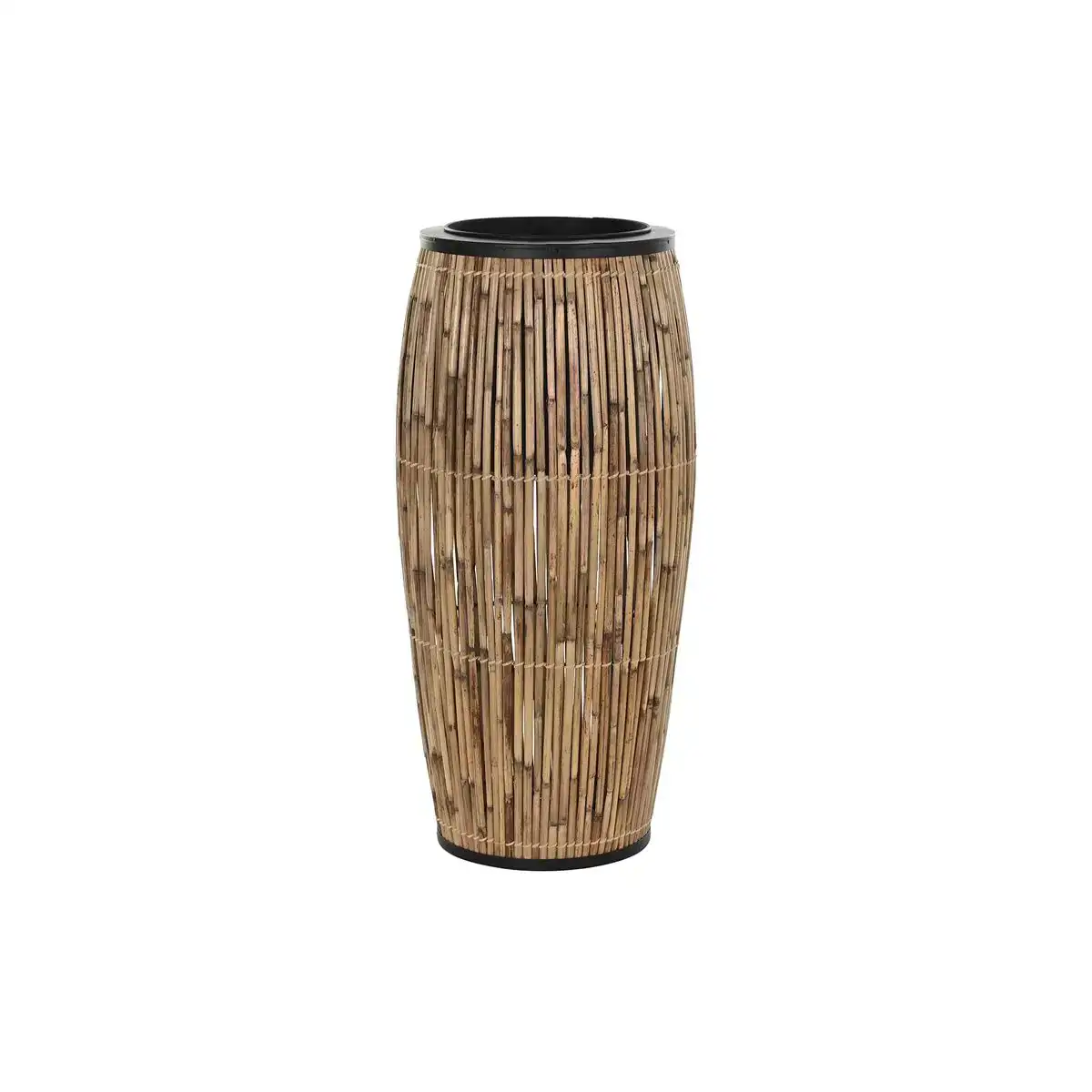Cache pot dkd home decor naturel noir metal rotin 40 x 40 x 82 cm _8262. Votre Destination de Choix: DIAYTAR COTE D'IVOIRE - Où l'Authenticité Rencontre la Commodité. Faites l'expérience de magasiner en ligne pour des articles qui incarnent la richesse culturelle et la modernité du Côte d'Ivoire.