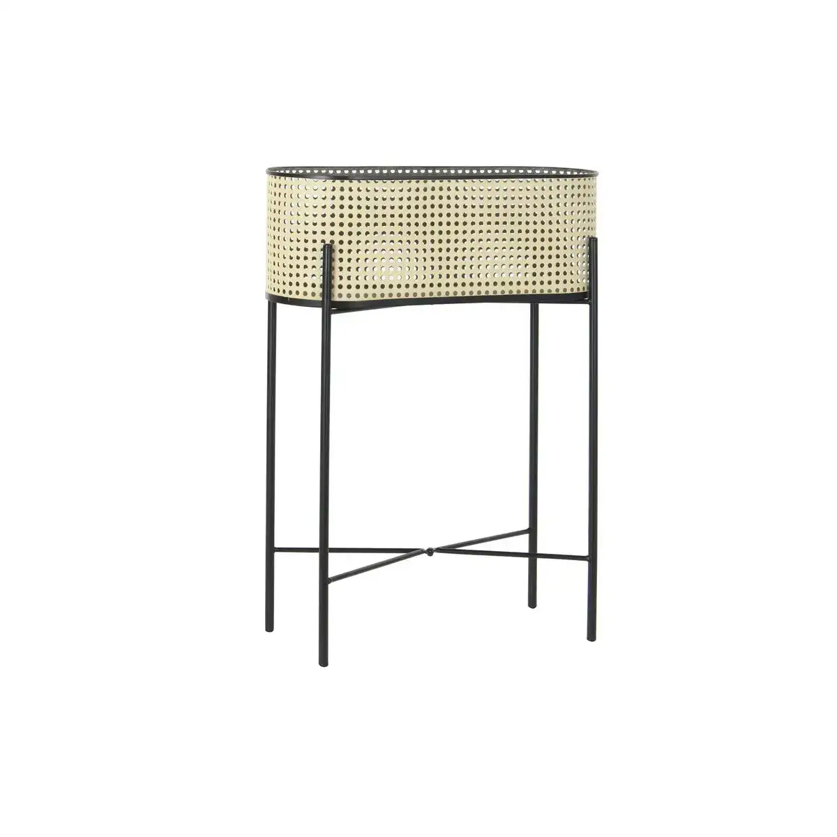 Cache pot dkd home decor noir metal creme moderne 50 x 20 x 67 cm _7779. DIAYTAR COTE D'IVOIRE - Votre Paradis Shopping au Cœur du Côte d'Ivoire. Explorez notre boutique en ligne et découvrez des produits conçus pour enchanter chaque aspect de votre vie.