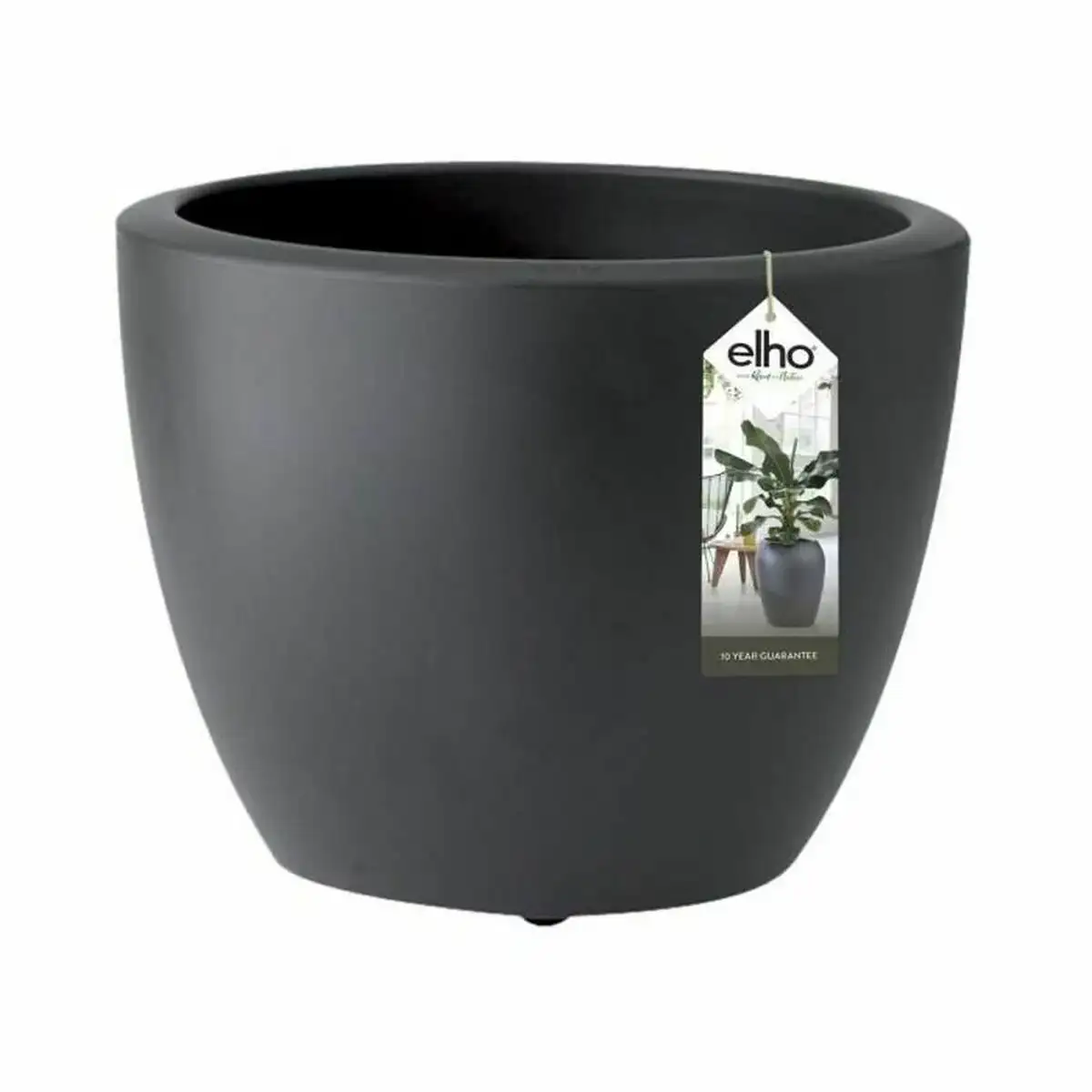 Cache pot elho pure soft plastique o 29 x 23 cm rond anthracite_9172. Entrez dans l'Univers de DIAYTAR COTE D'IVOIRE - Où l'Authenticité Renouvelle Votre Quotidien. Explorez notre gamme de produits et trouvez des articles qui reflètent votre essence.