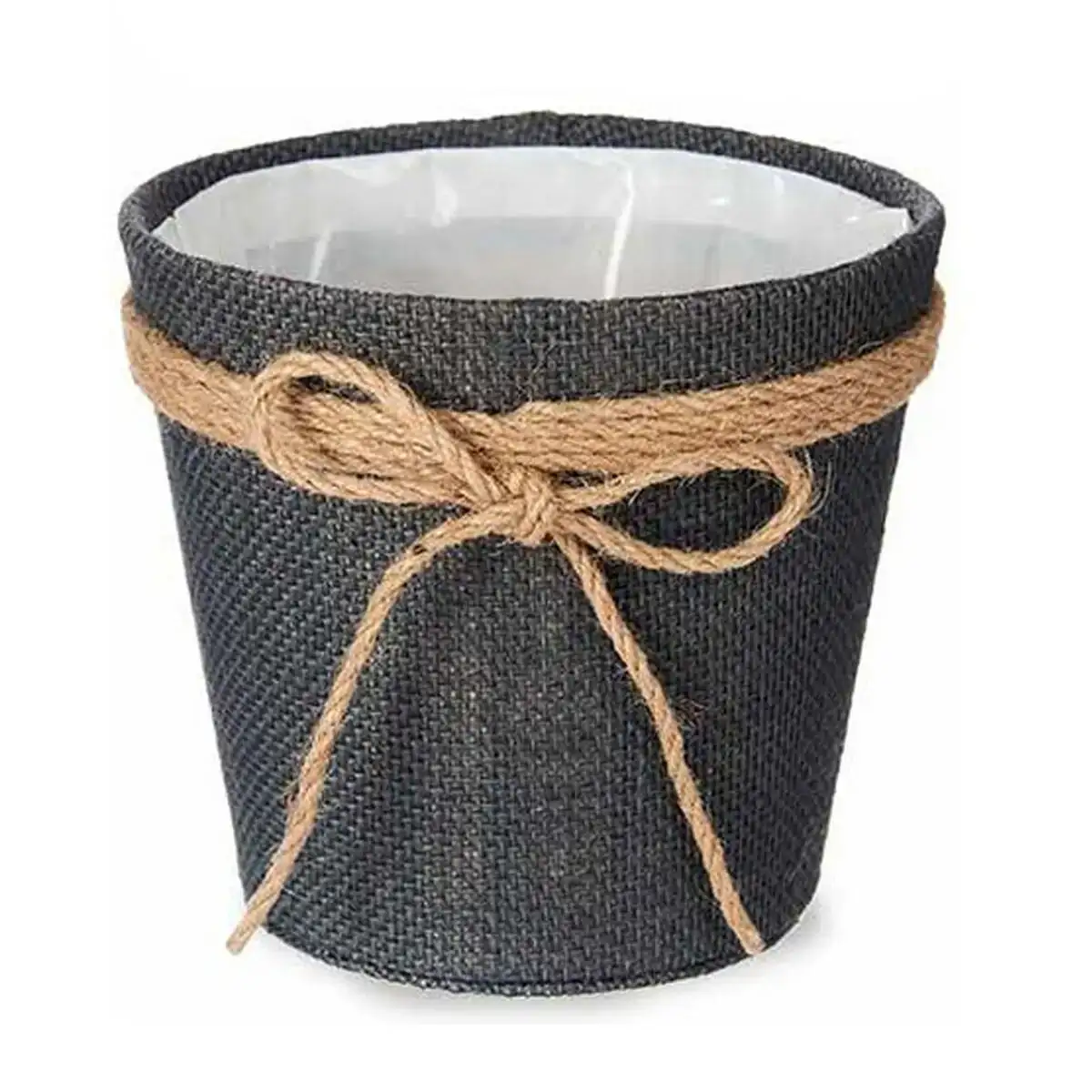 Cache pot lien gris plastique 16 x 14 5 x 16 cm_3851. Entrez dans l'Univers de DIAYTAR COTE D'IVOIRE - Où Choisir est un Plaisir. Explorez notre gamme variée et trouvez des articles qui parlent à votre cœur et à votre style.