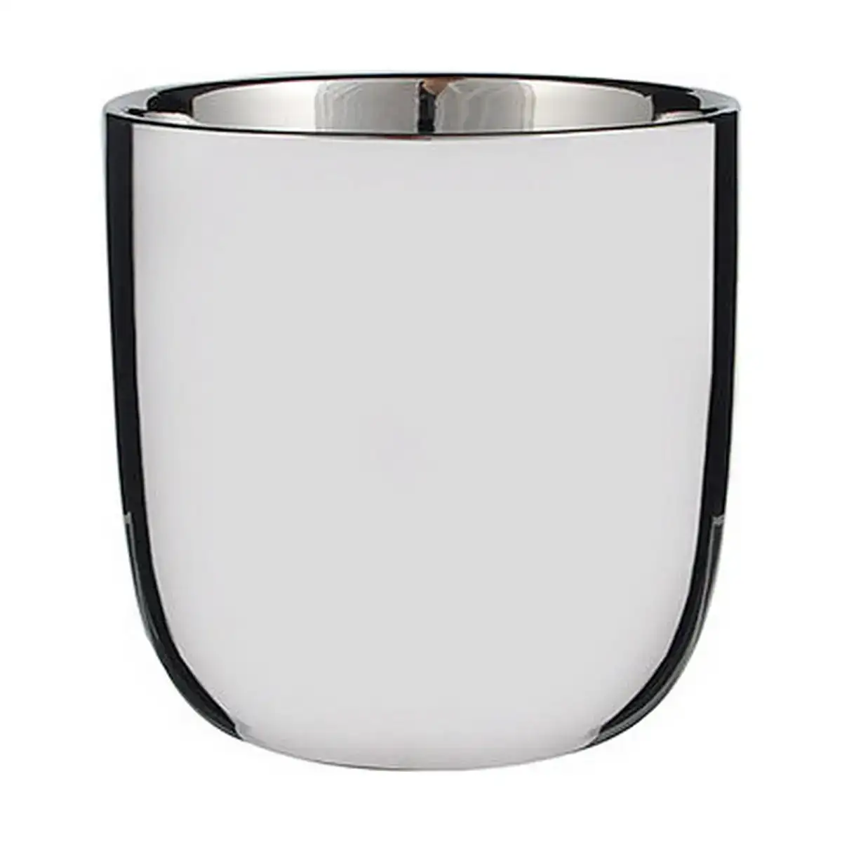 Cache pot mica decorations ceramique argente 11 5 x 11 5 cm _1566. DIAYTAR COTE D'IVOIRE - L'Art de Vivre le Shopping Inspiré. Parcourez notre catalogue et choisissez des produits qui reflètent votre passion pour la beauté et l'authenticité.