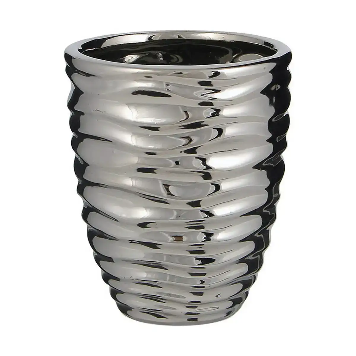 Cache pot mica decorations ceramique argente_1038. Entrez dans le Monde de DIAYTAR COTE D'IVOIRE - Où la Satisfaction est la Priorité. Explorez notre sélection pensée pour vous offrir une expérience de shopping qui va au-delà de vos attentes.